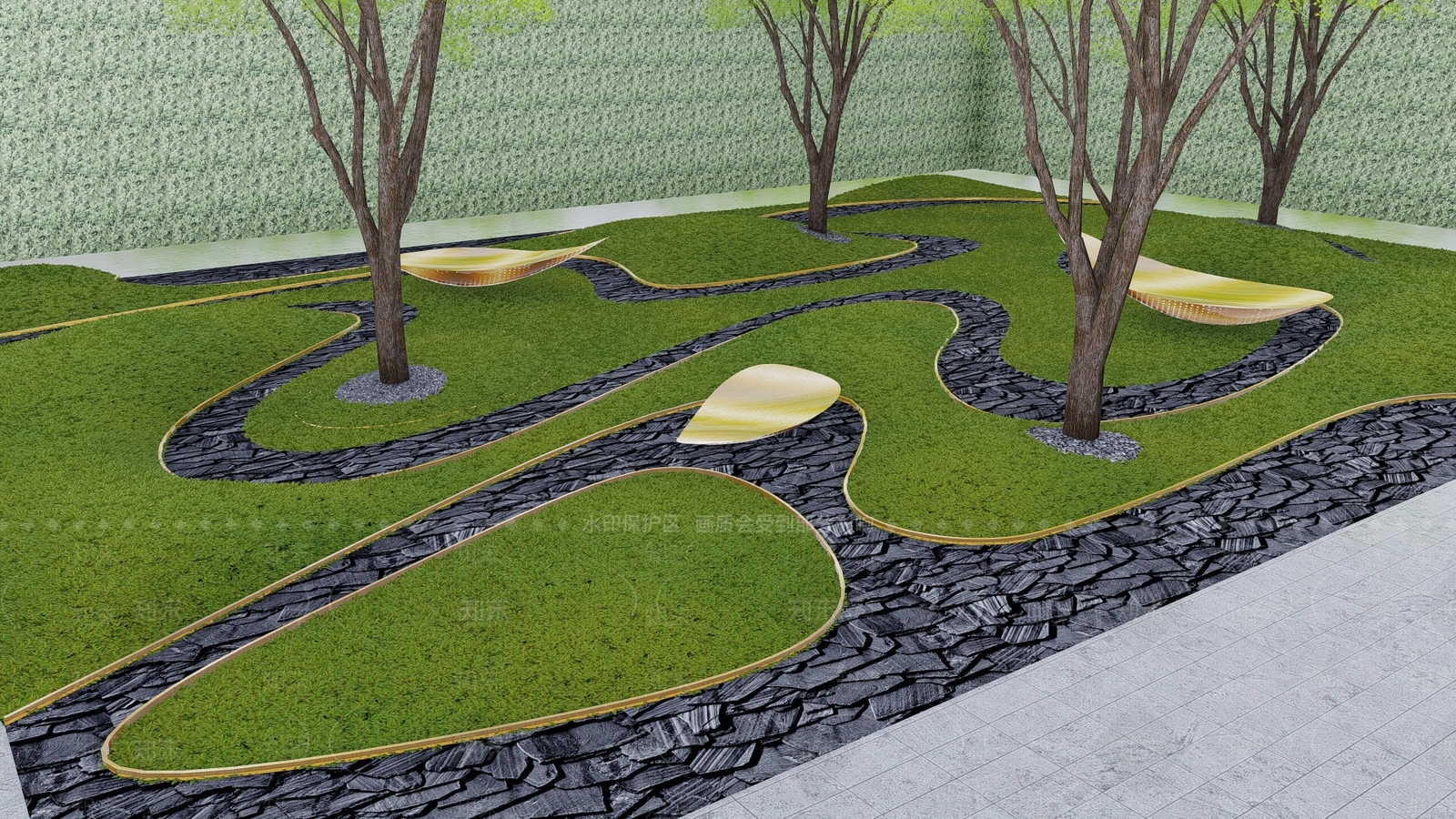 现代微地形SU模型下载【ID:1115854100】