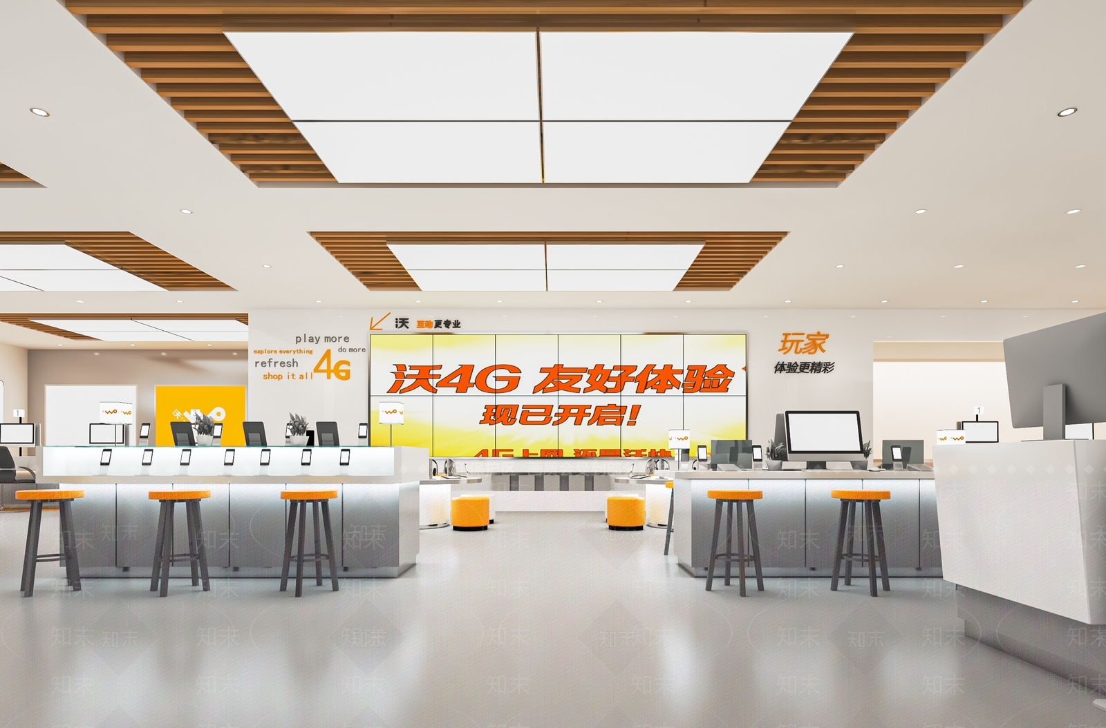 现代手机店SU模型下载【ID:1115870832】