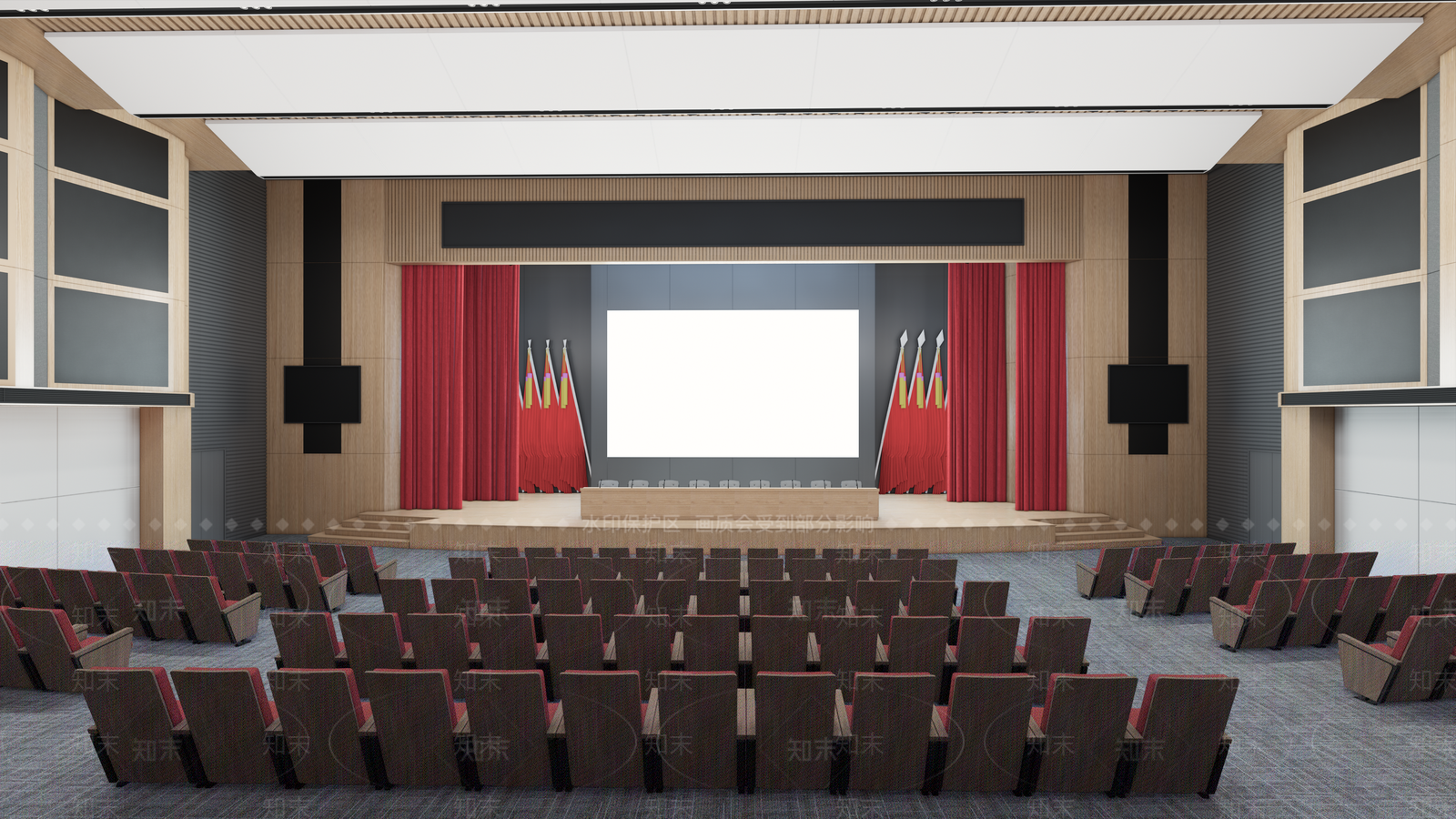 现代报告厅SU模型下载【ID:1115874947】