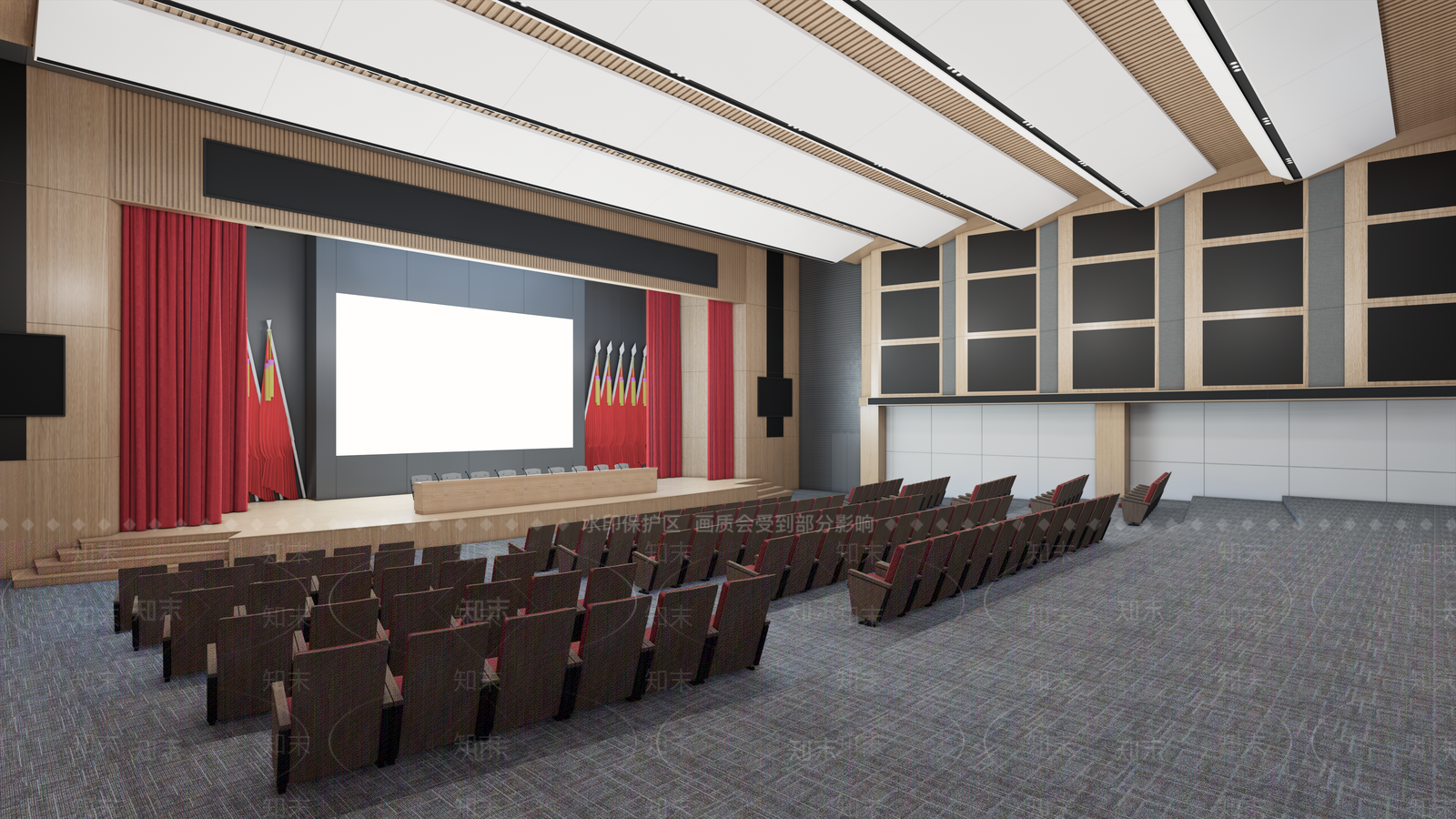 现代报告厅SU模型下载【ID:1115874947】
