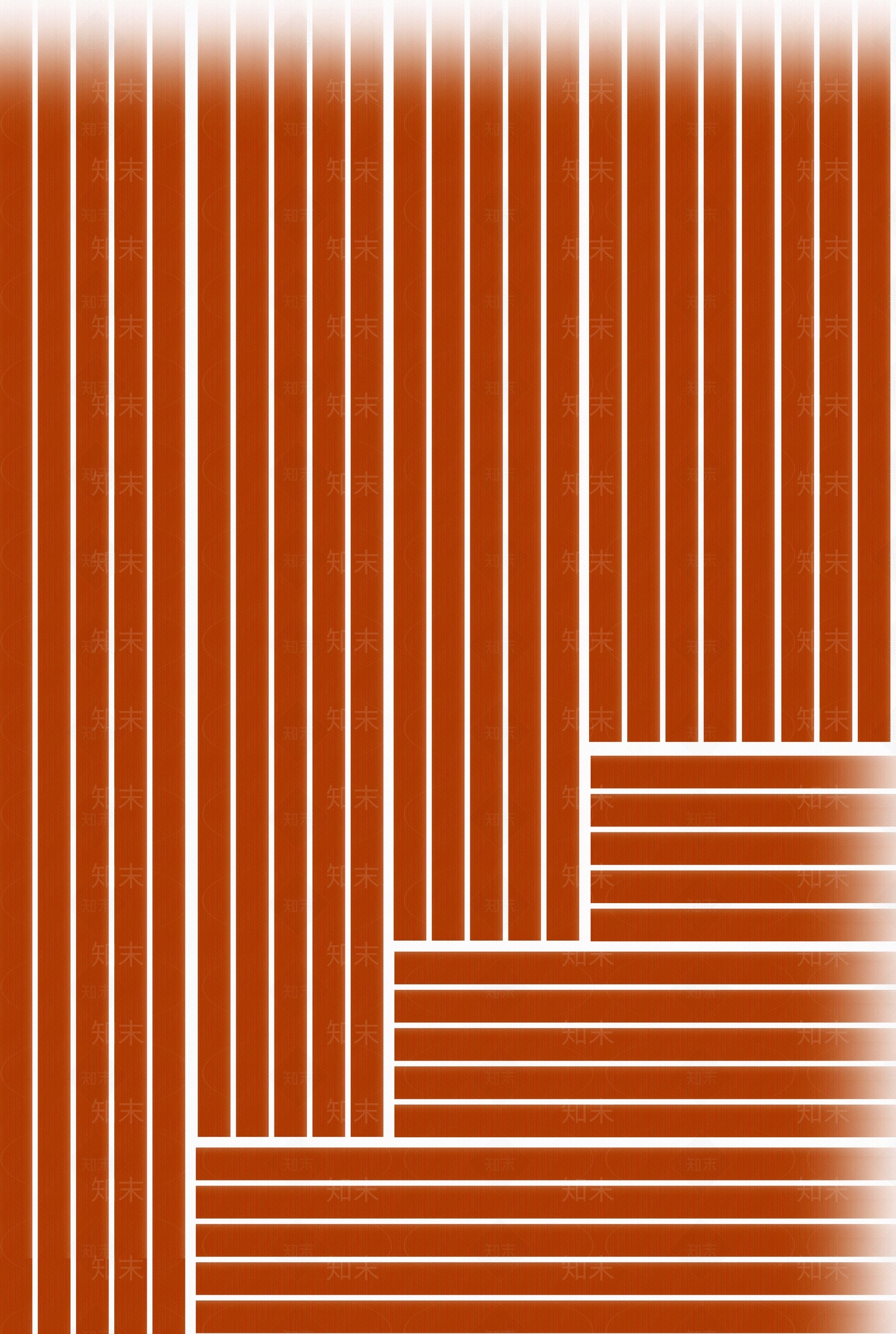 橙色线条装饰画贴图下载