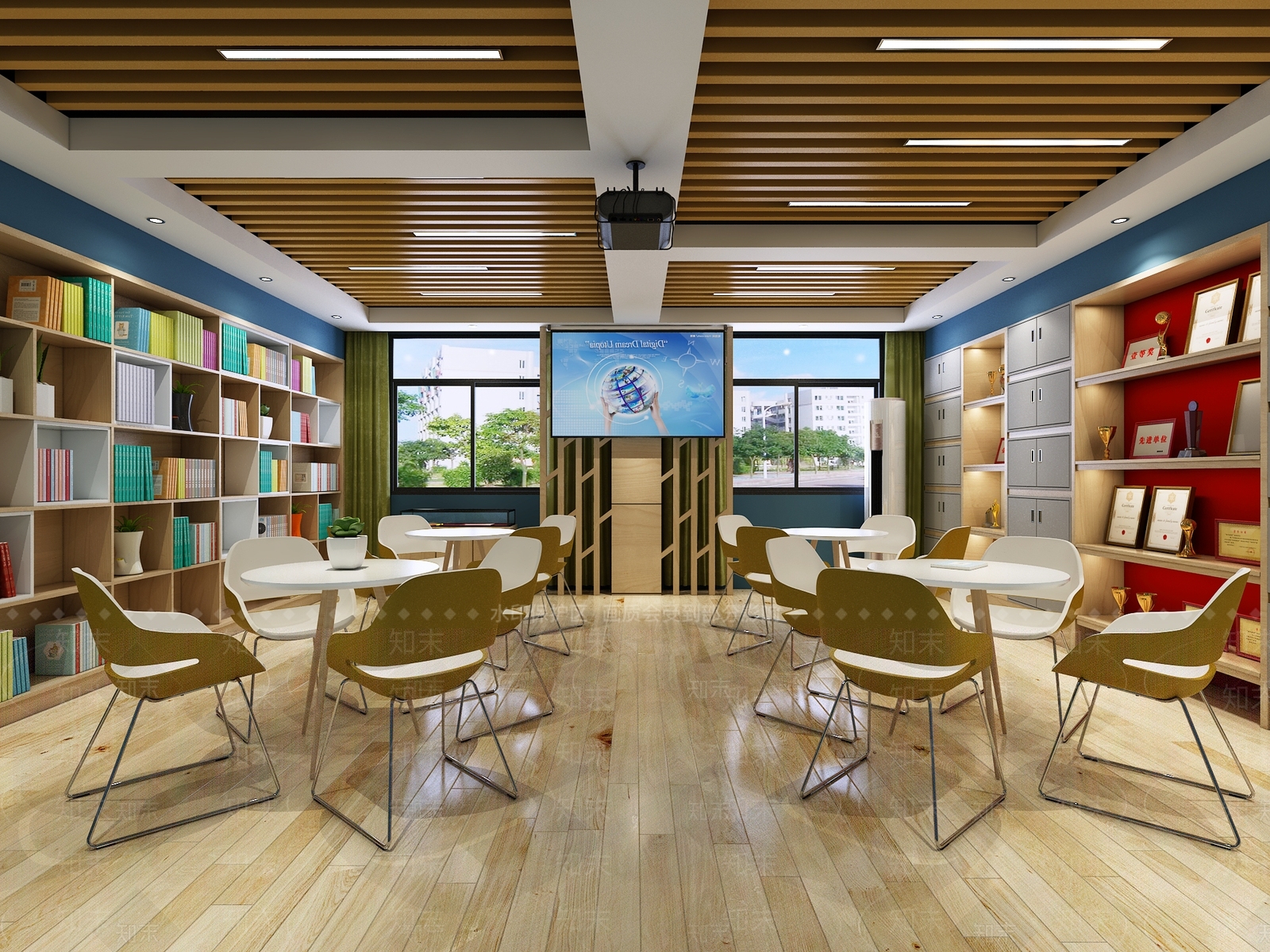 现代休息区3D模型下载【ID:1115929558】