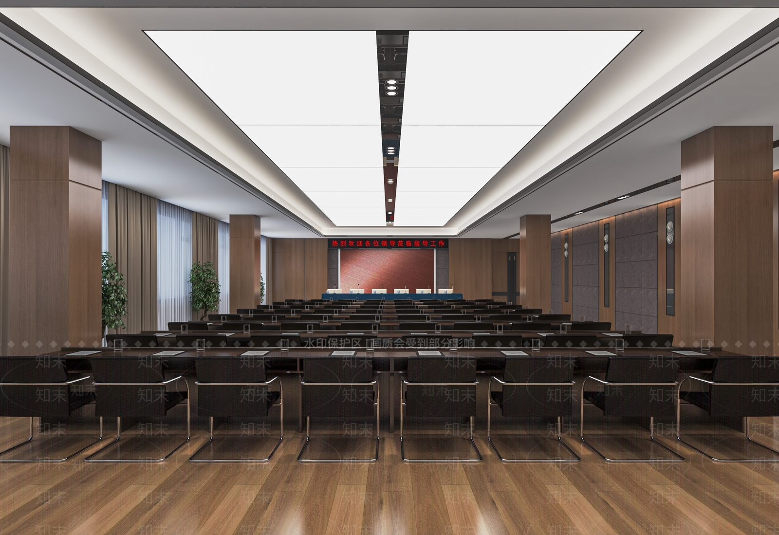 现代报告厅SU模型下载【ID:1115949498】