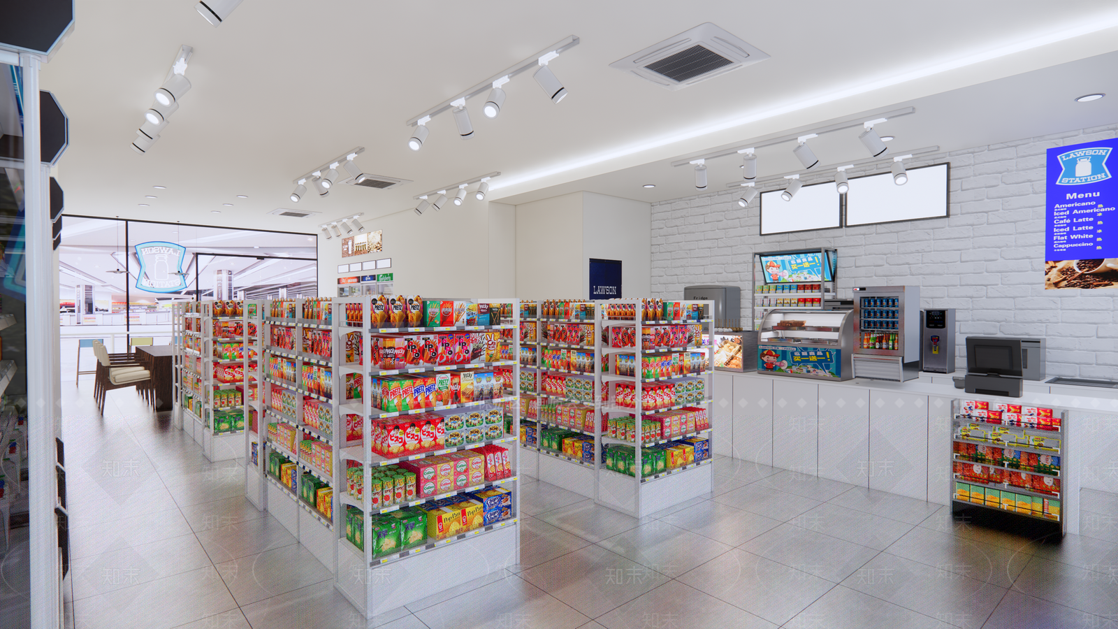 现代便利店SU模型下载【ID:1115956612】