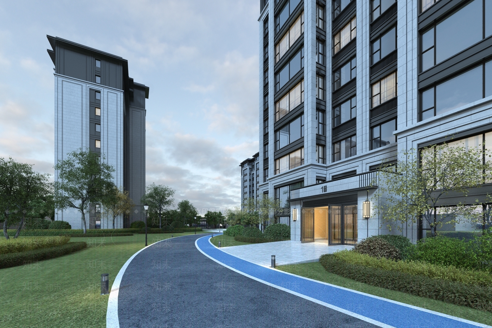 新中式住宅入户门厅3D模型下载【ID:1115962575】