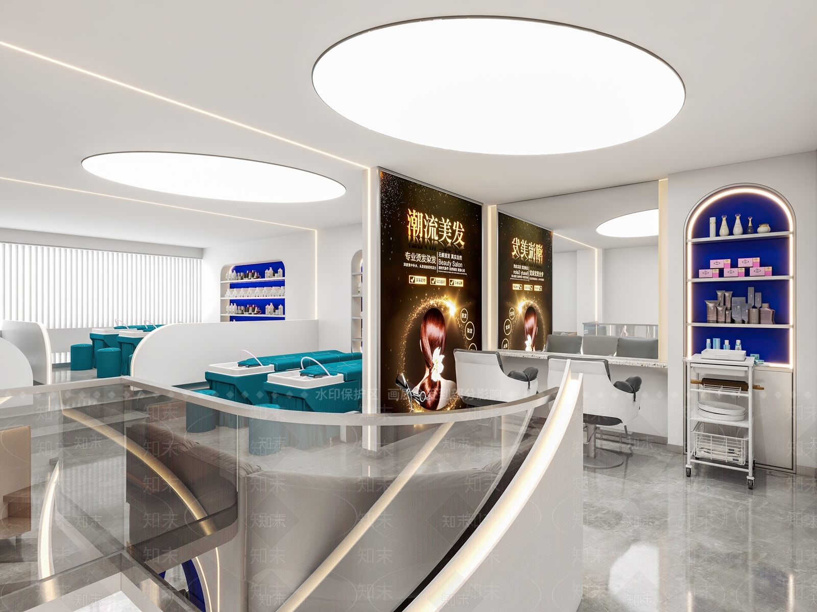 现代理发店3D模型下载【ID:1115973043】
