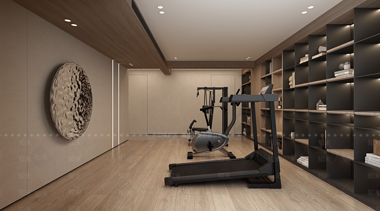 现代家居健身房3D模型下载【ID:1115978193】