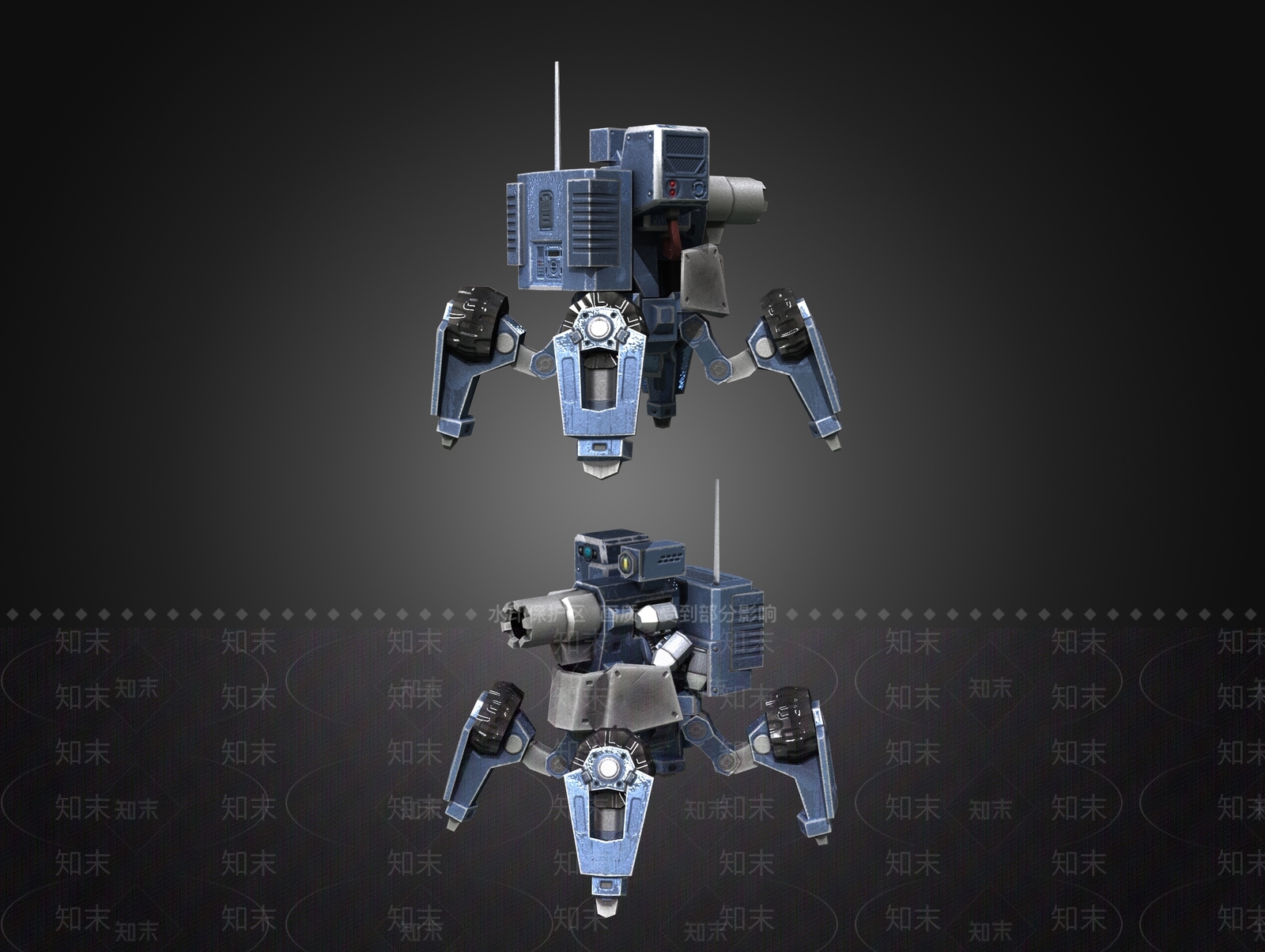 现代战甲机甲3D模型下载【ID:1115991620】