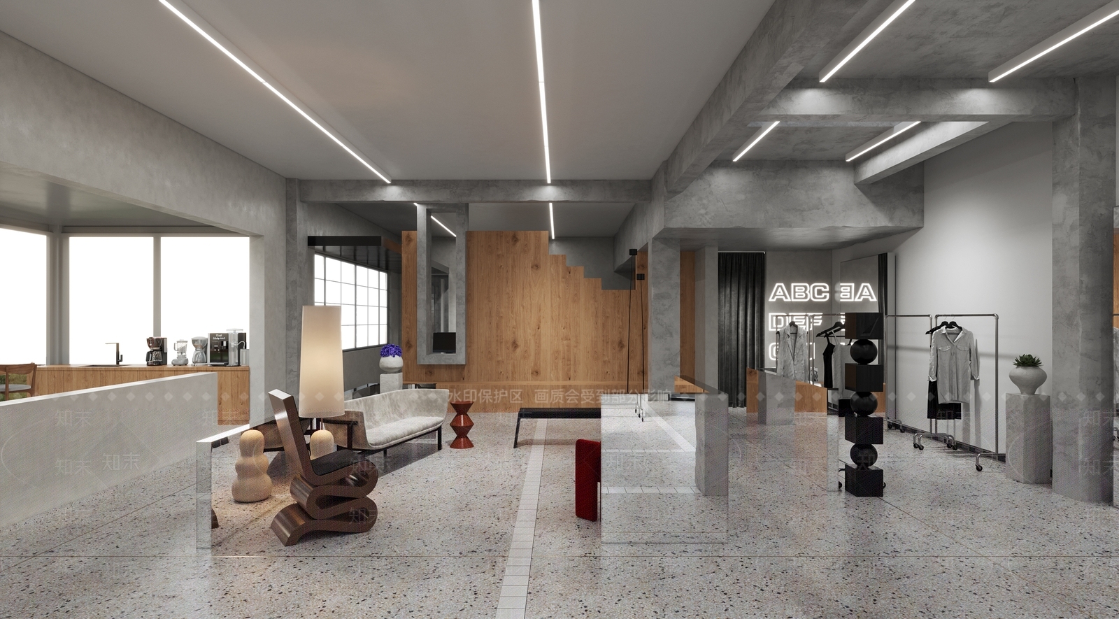 现代服装店3D模型下载【ID:1116013615】