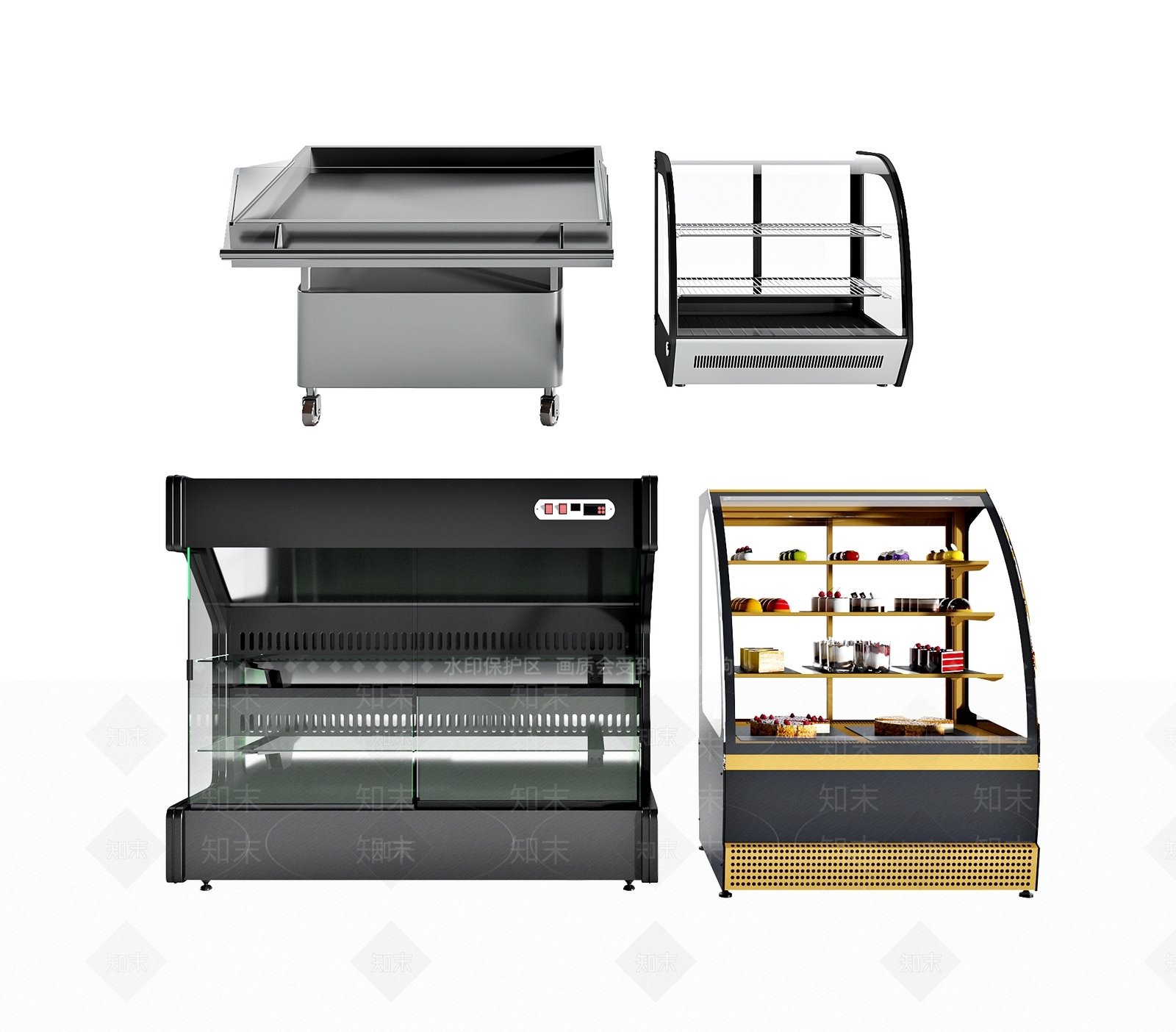 保鲜柜3D模型下载【ID:1116051728】