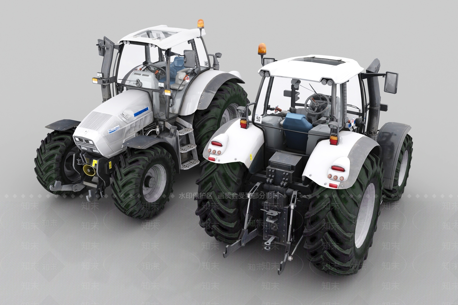 拖拉机3D模型下载【ID:1116093680】