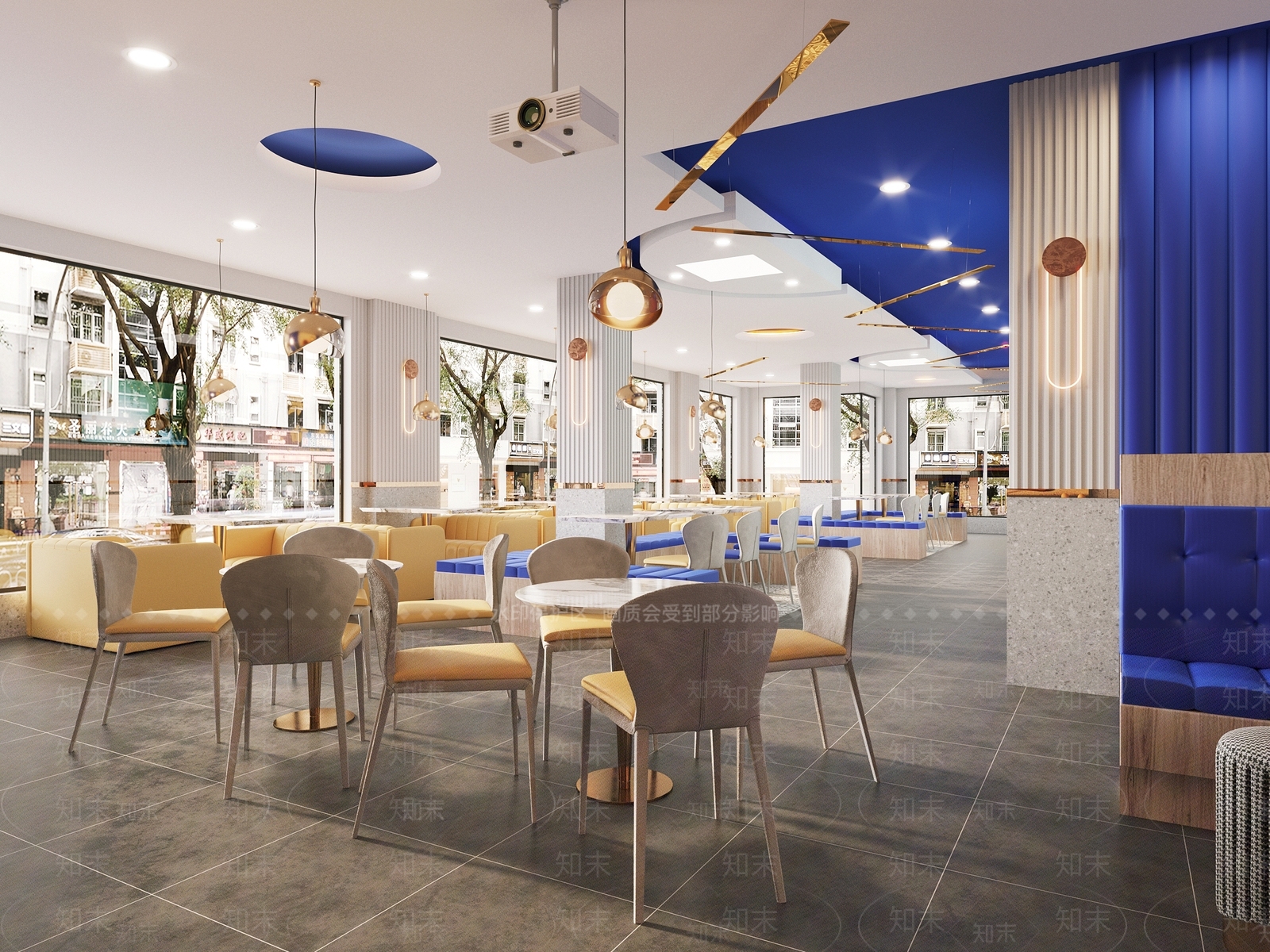 现代奶茶店3D模型下载【ID:1116109904】