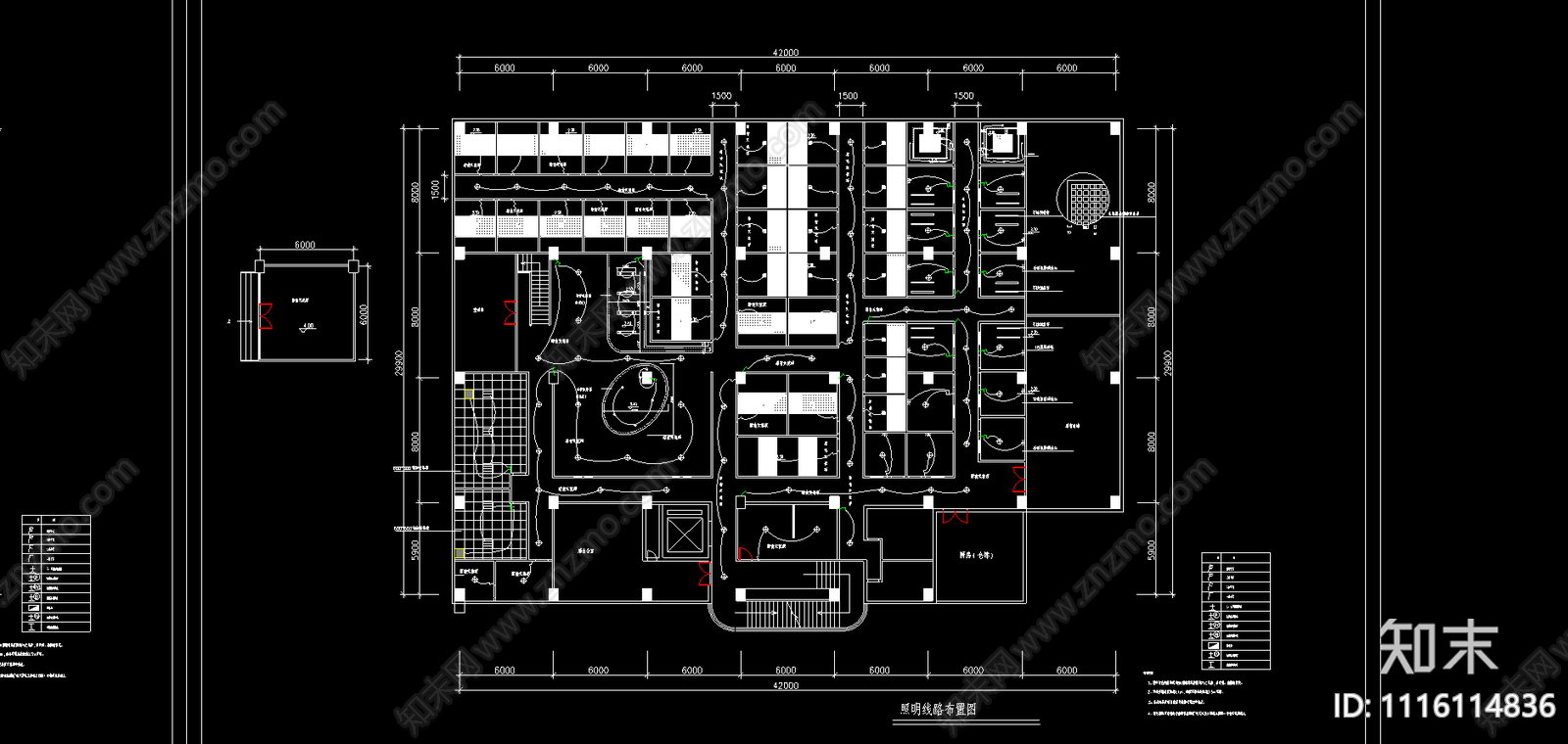闲中心施工图cad施工图下载【ID:1116114836】
