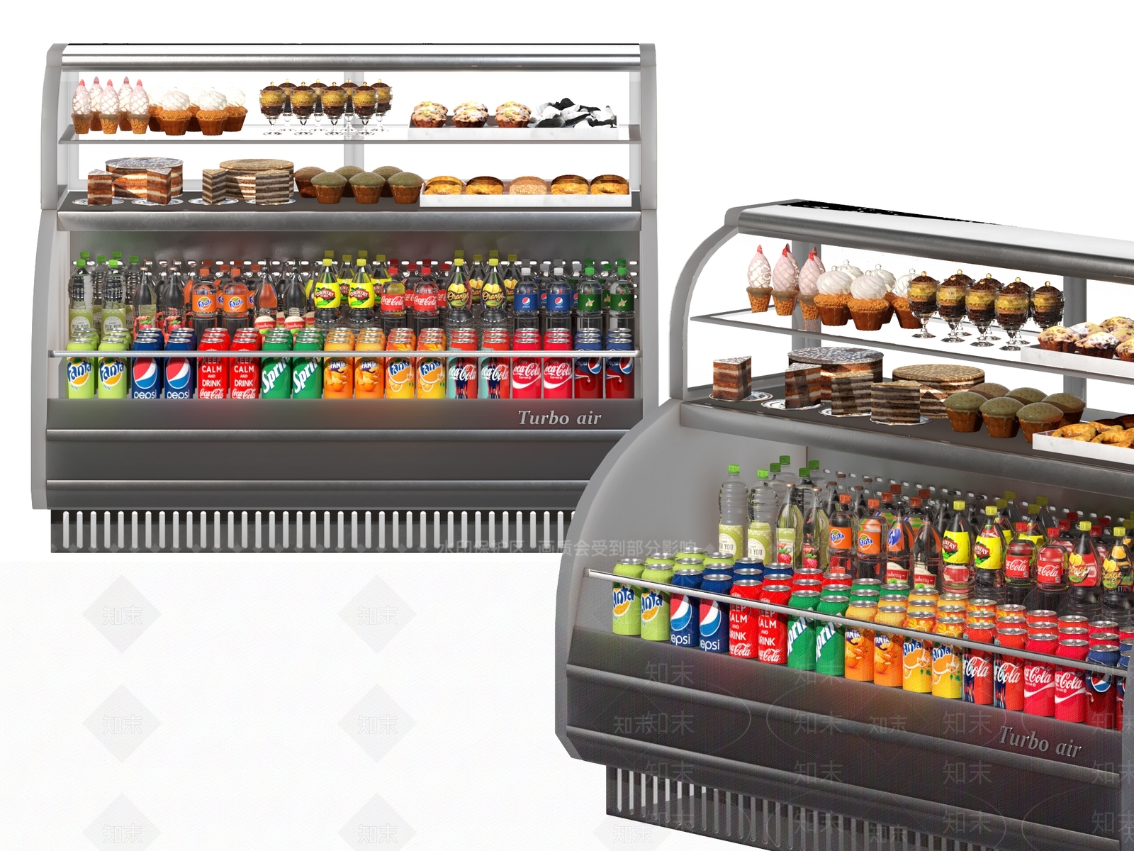 现代保鲜柜3D模型下载【ID:1116121573】