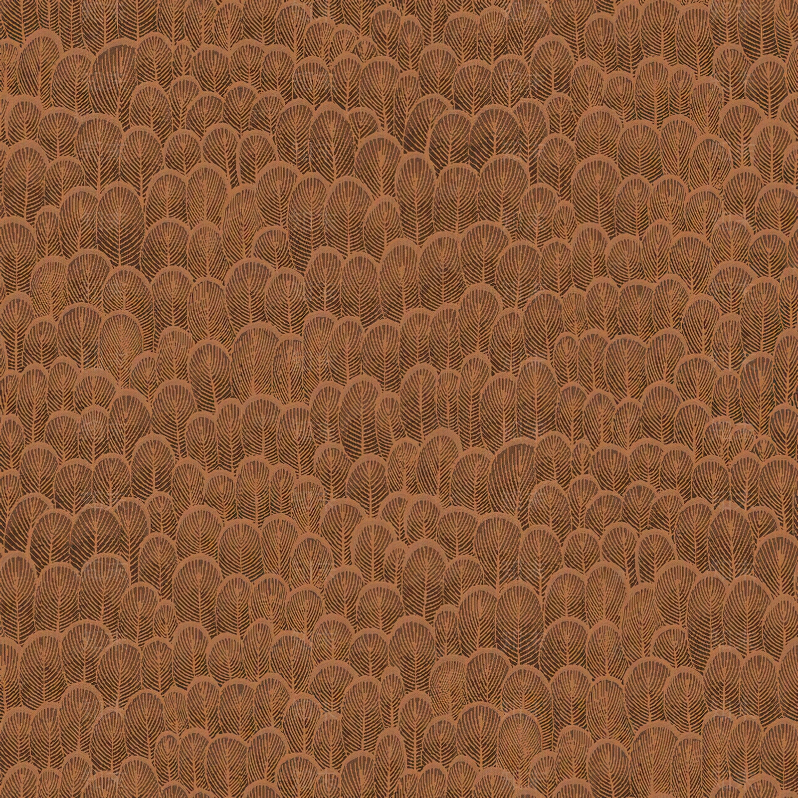 黄棕色羽毛图案壁纸贴图下载【ID:1116141488】
