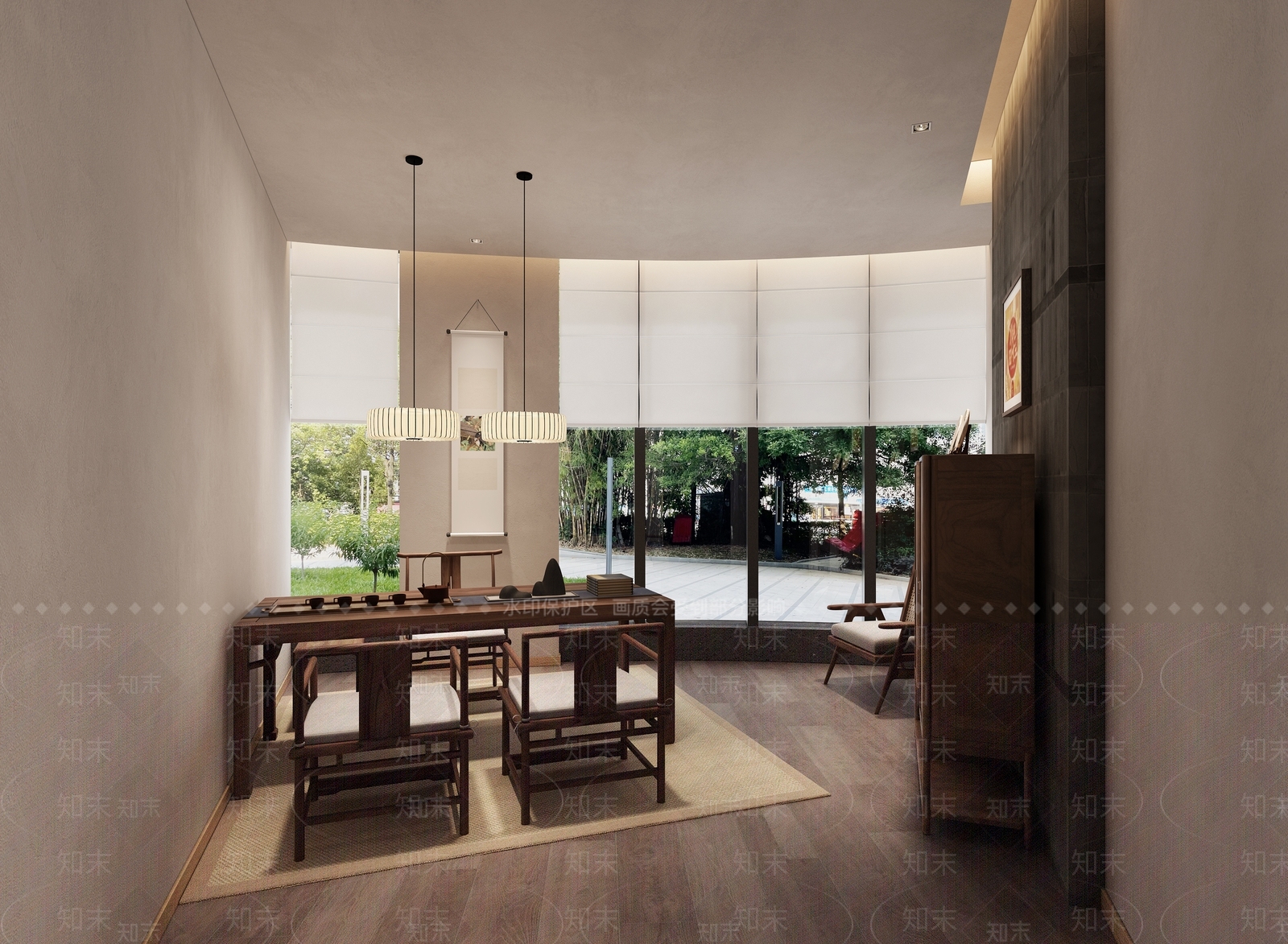 新中式茶馆3D模型下载【ID:1116166706】