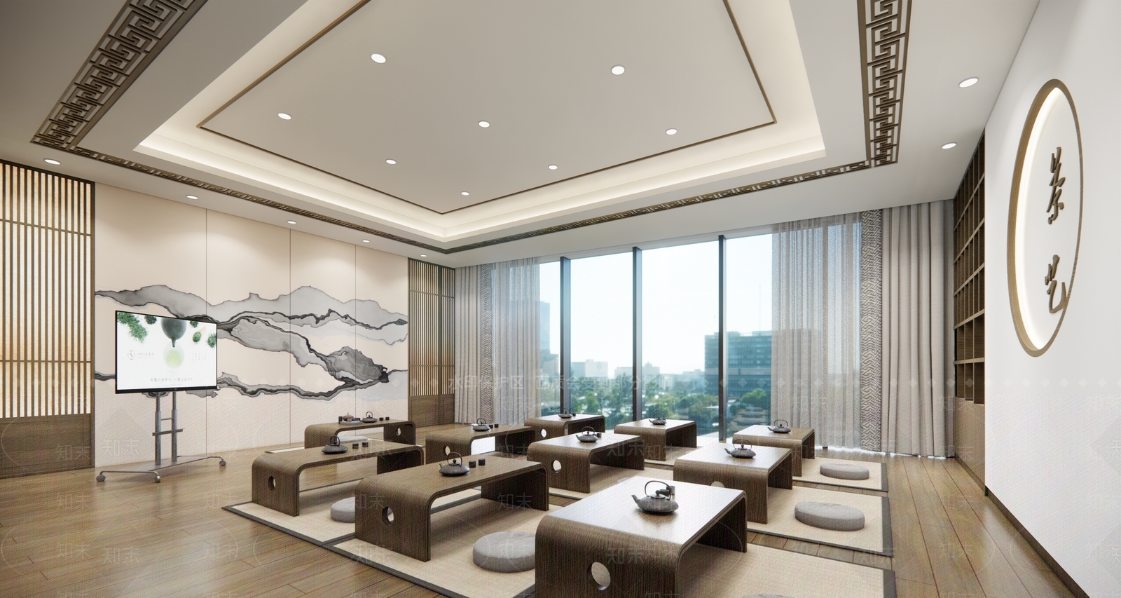 新中式茶馆SU模型下载【ID:1116167026】
