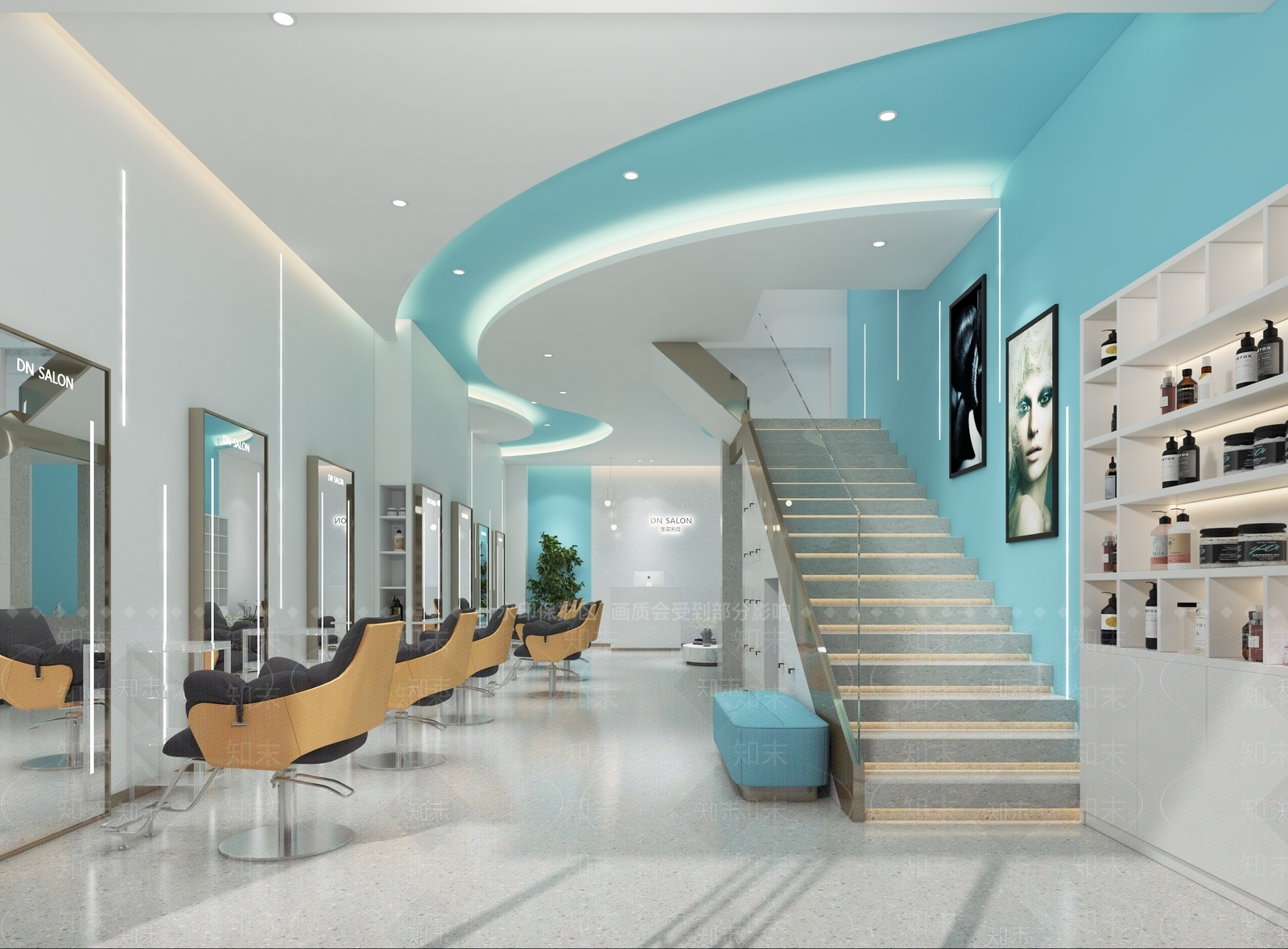 现代理发店3D模型下载【ID:1116183967】