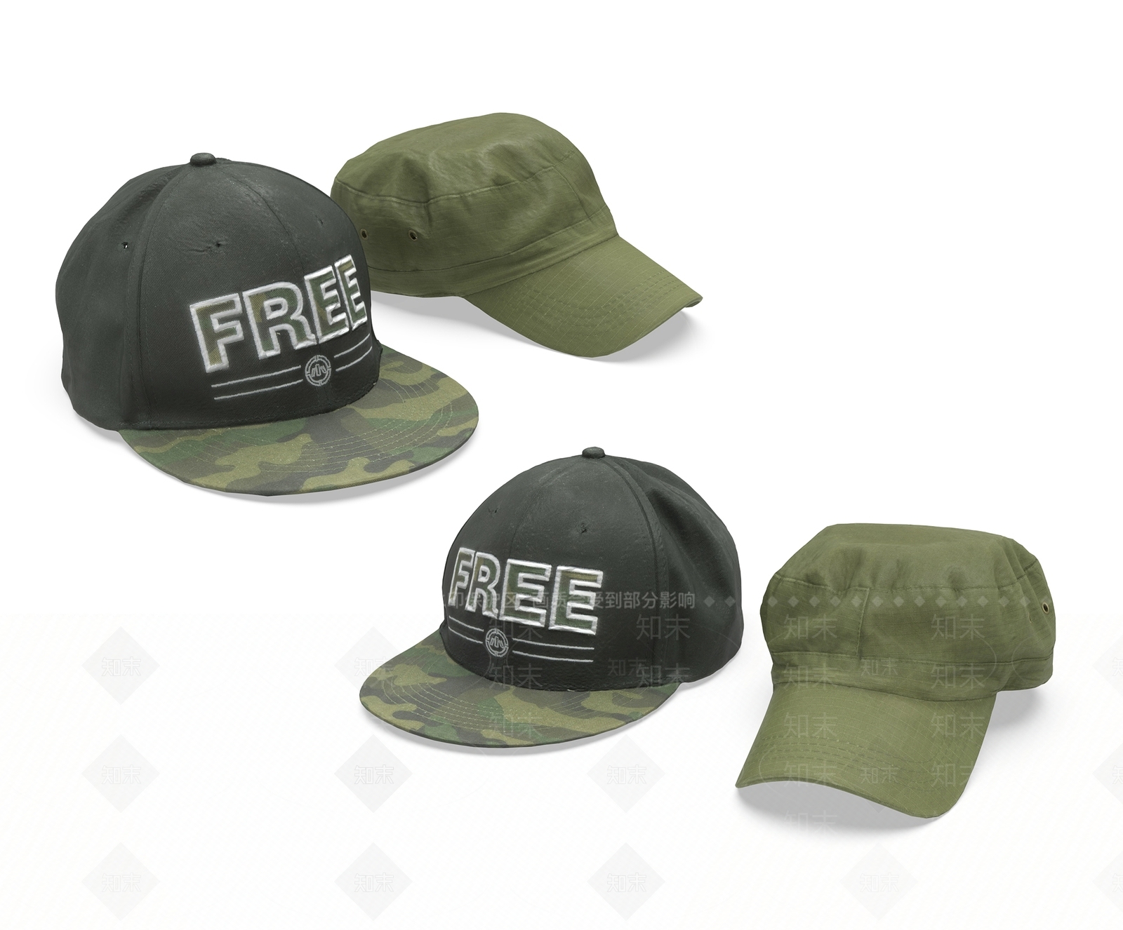 帽子3D模型下载【ID:1116185188】