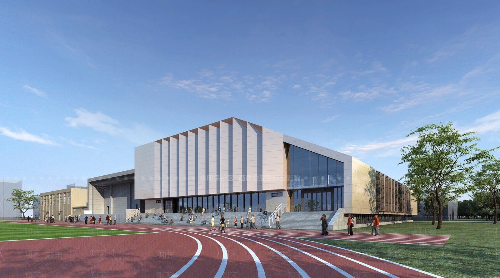 现代体育馆场馆3D模型下载【ID:1116186782】