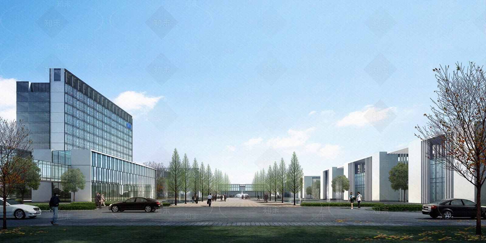 户外街道景观贴图下载【ID:1116198516】