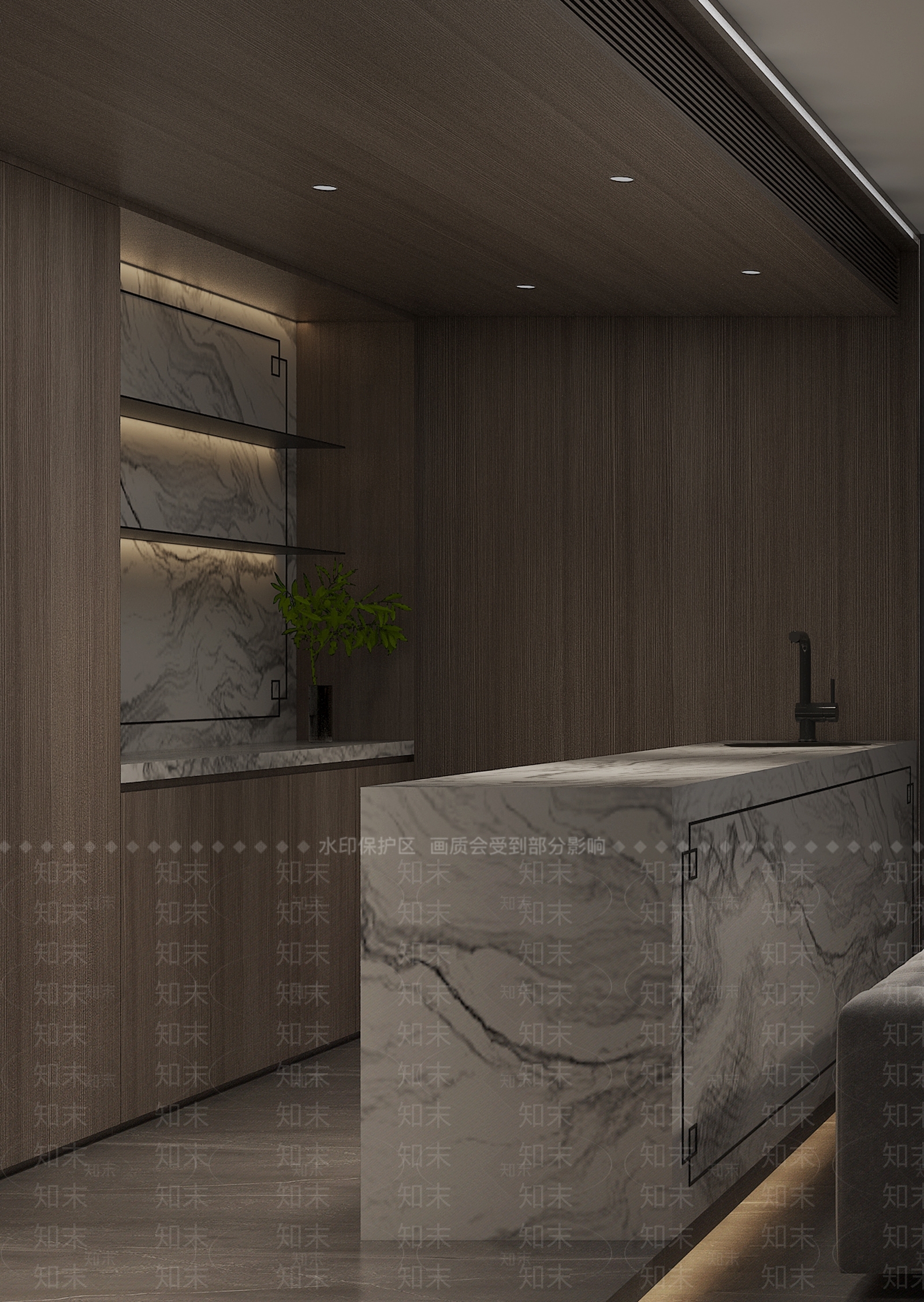 现代影音室3D模型下载【ID:1116231585】