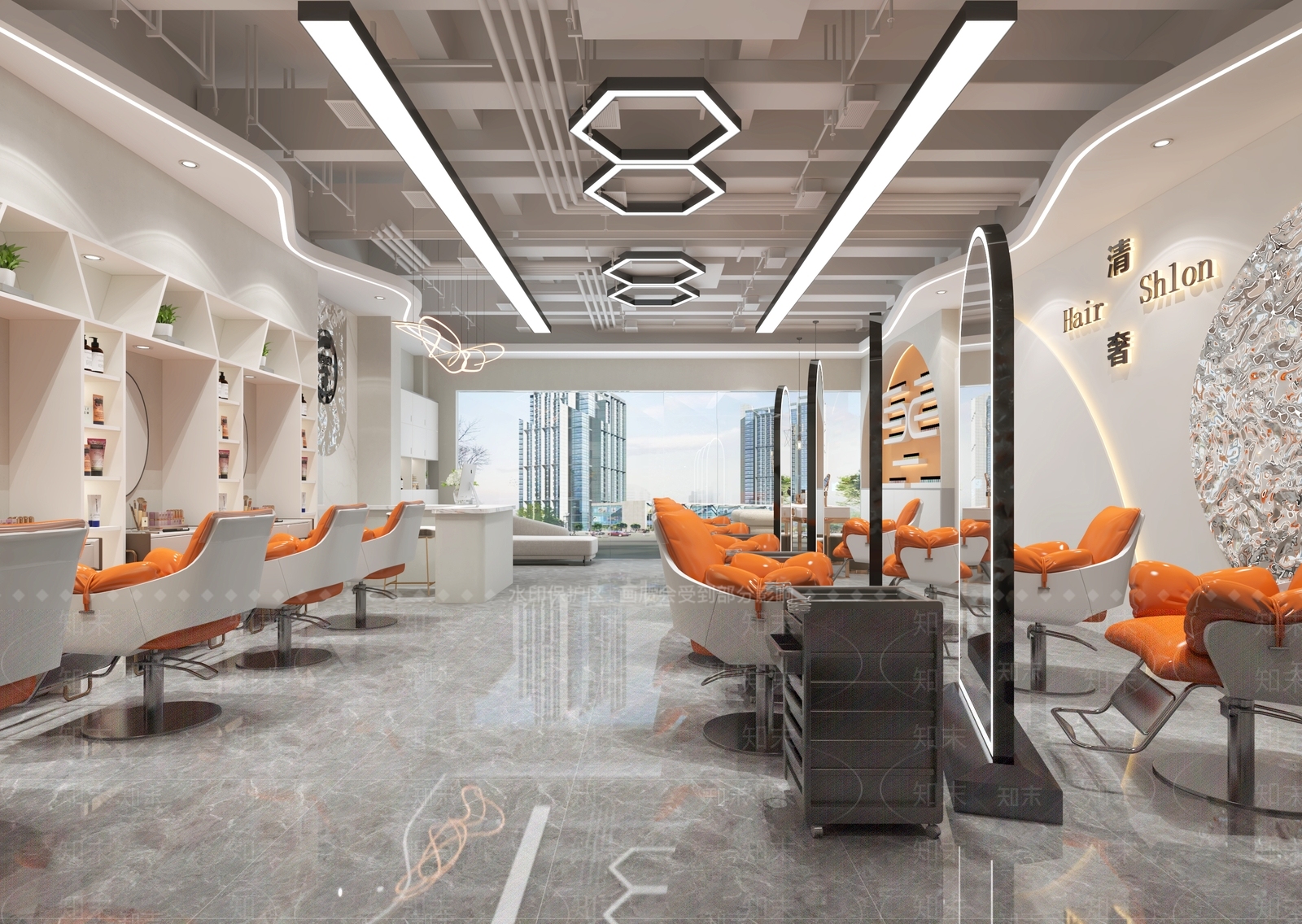 现代理发店3D模型下载【ID:1116237644】