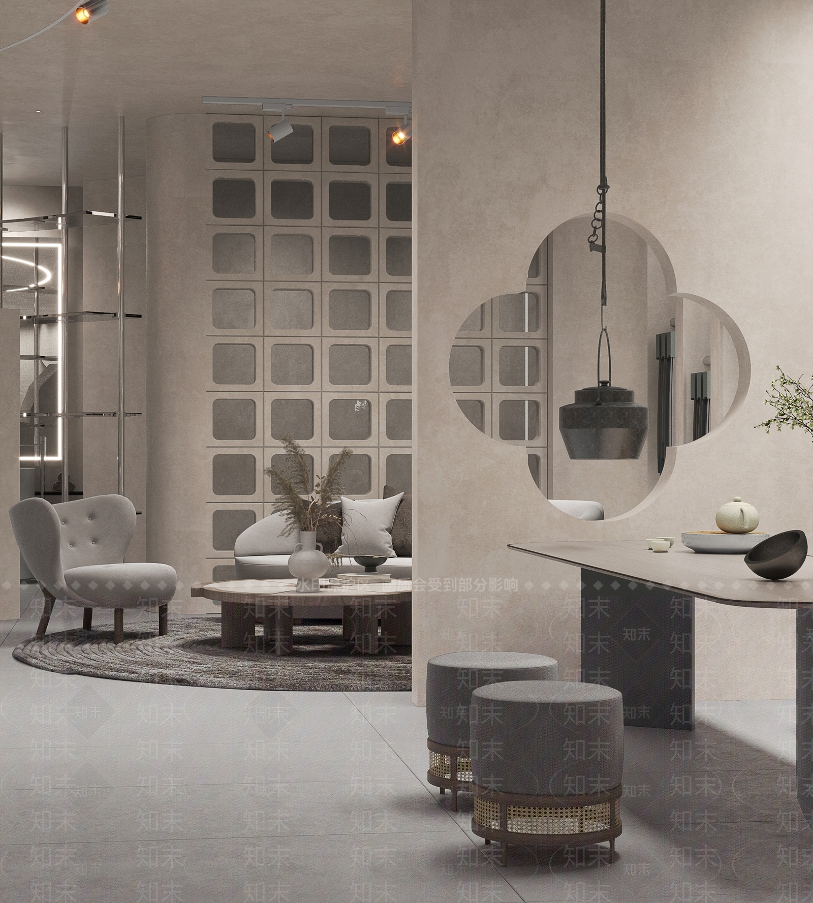 现代布艺店铺3D模型下载【ID:1116256810】