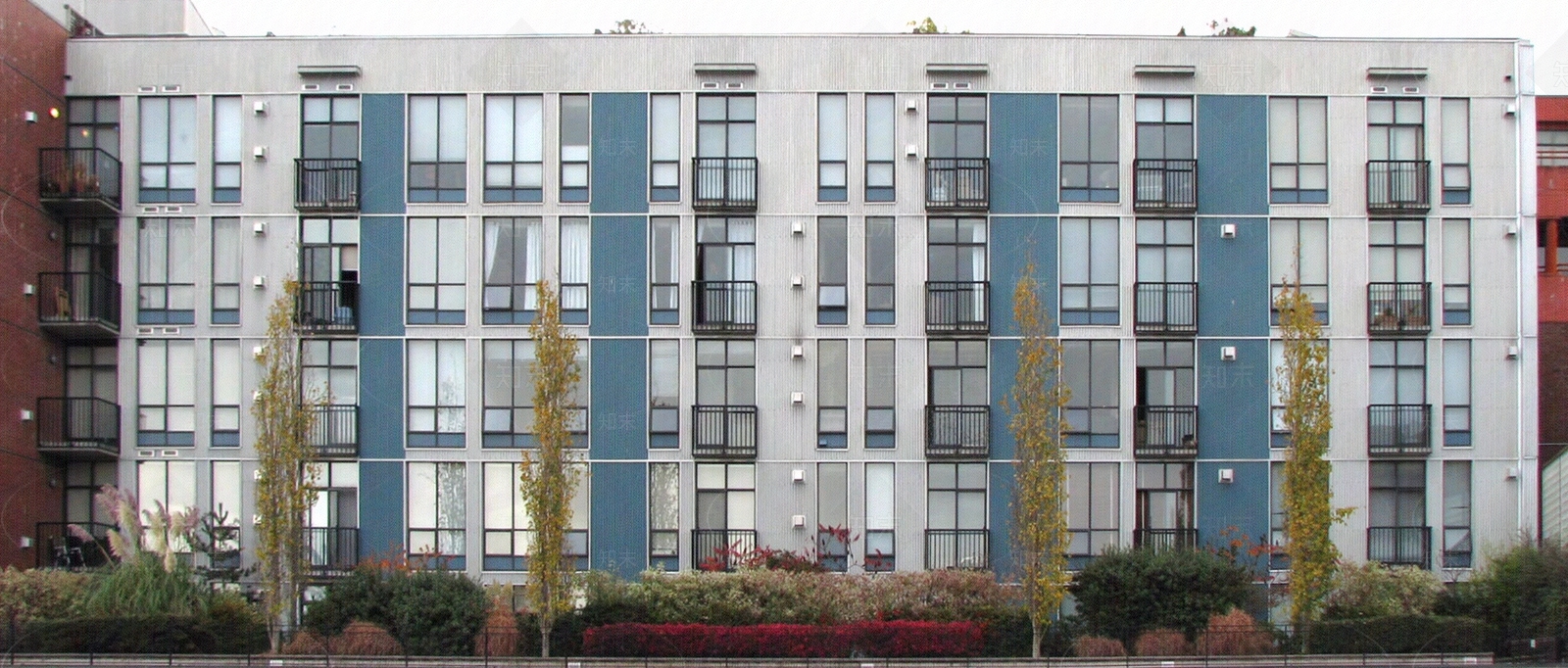 小区外景建筑立面贴图下载【ID:1116277343】