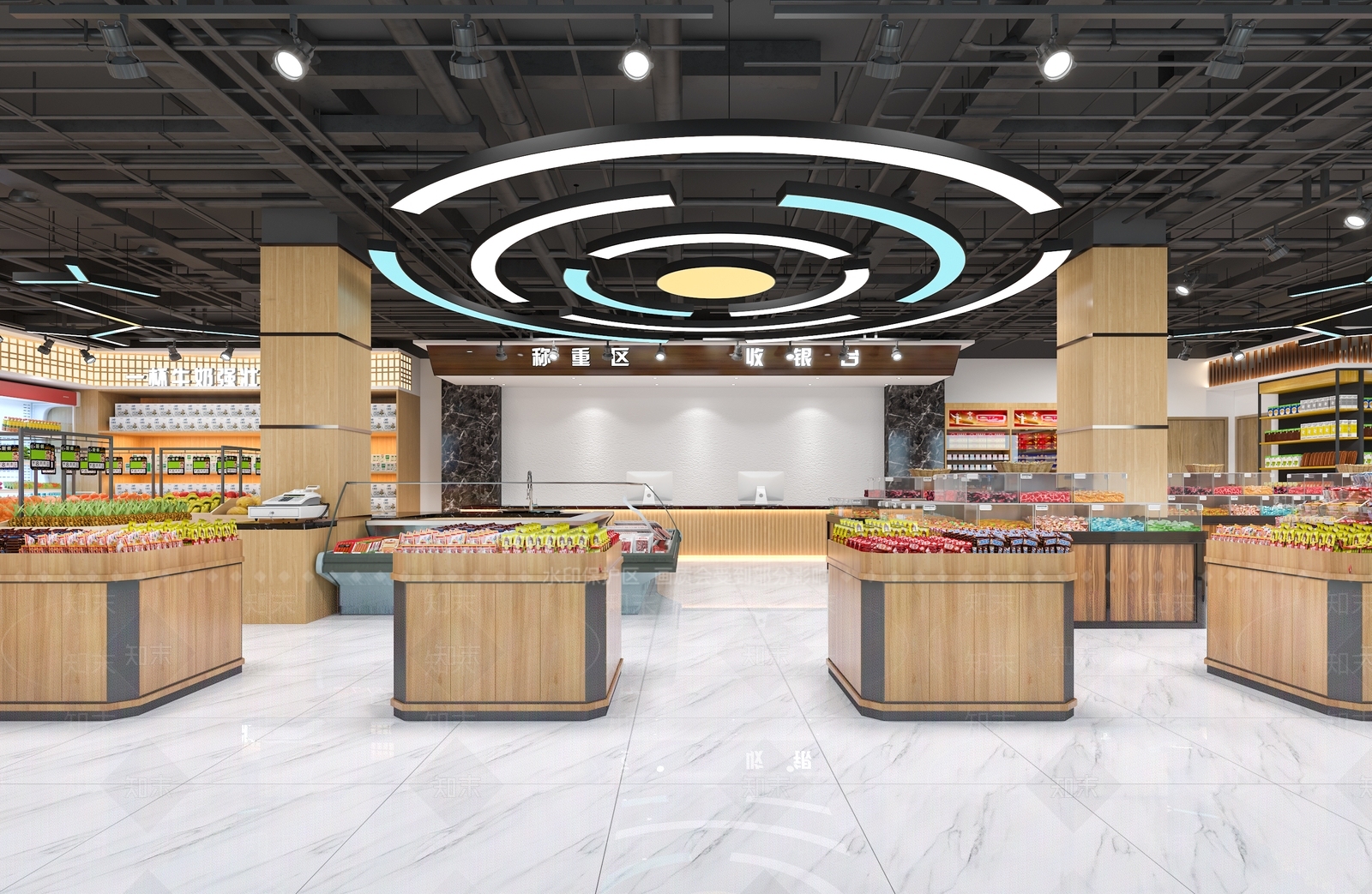 现代超市3D模型下载【ID:1116313131】