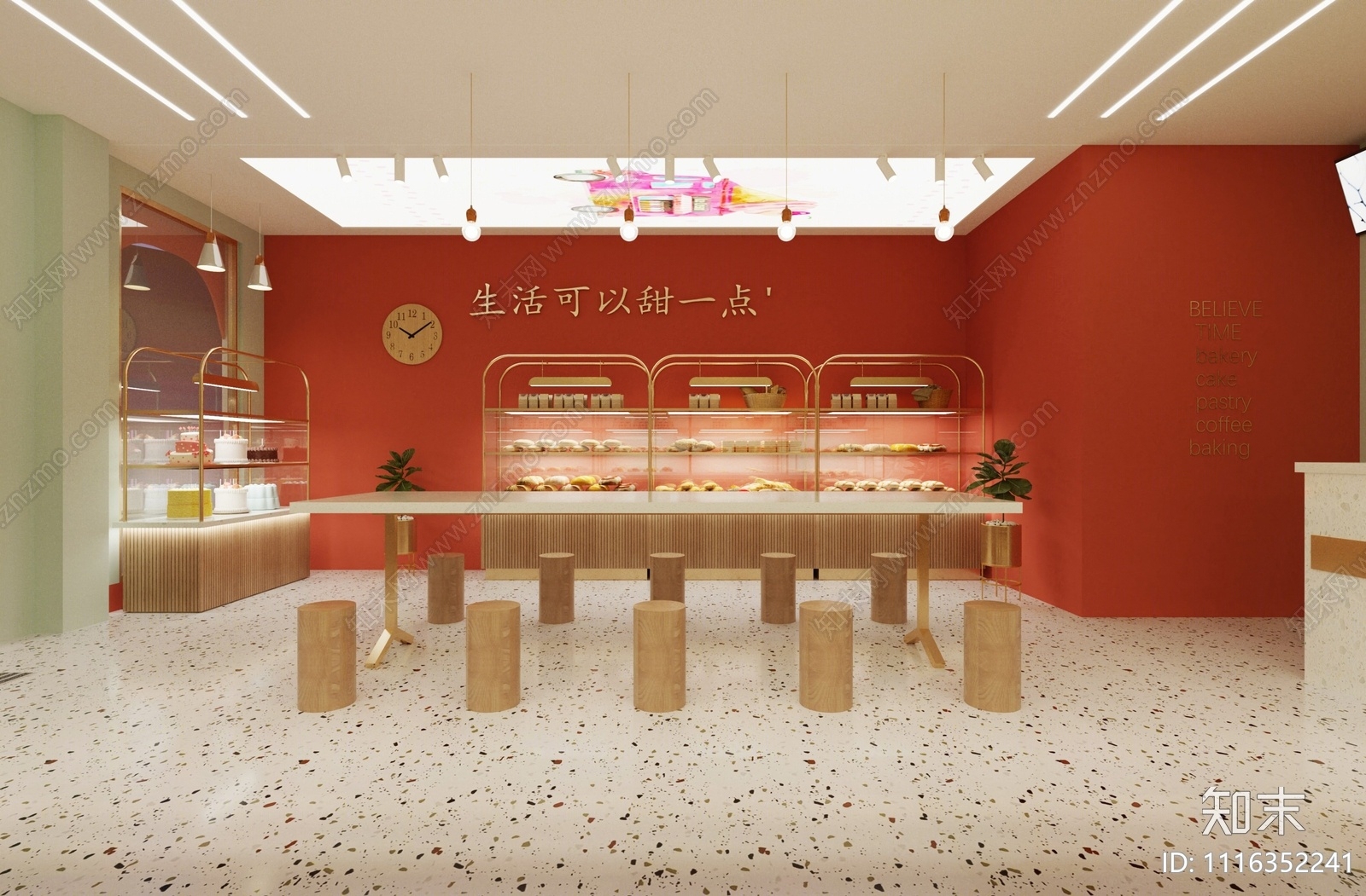 现代面包店3D模型下载【ID:1116352241】