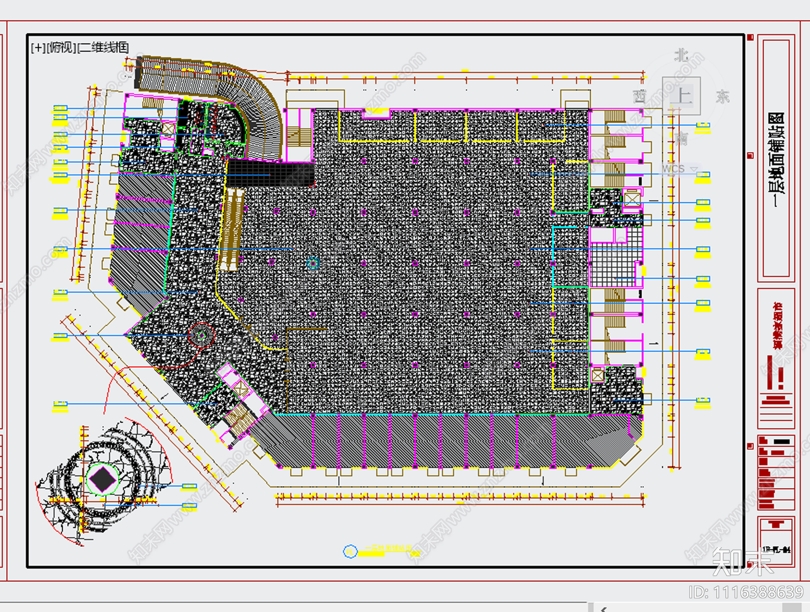 现代简约大型超市竣工图施工图cad施工图下载【ID:1116388639】