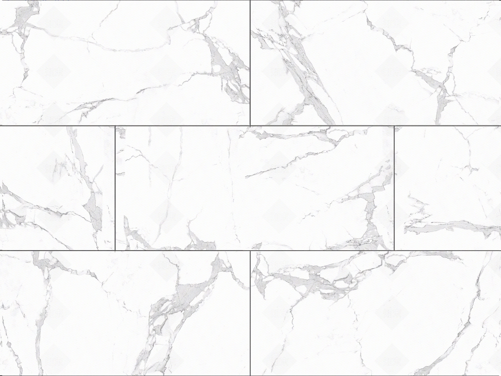 爵士白大理石岩板错缝铺贴贴图下载【ID:1116388800】