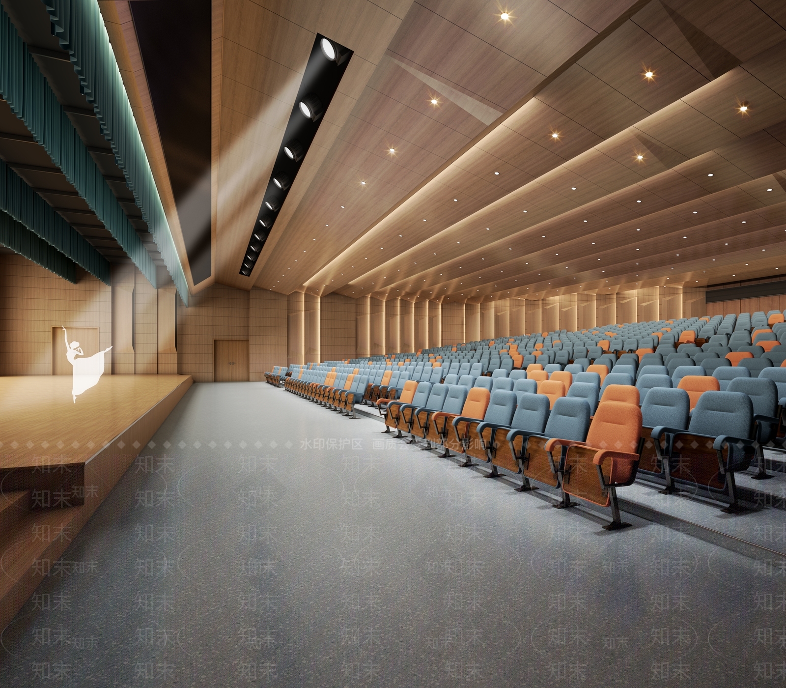 现代报告厅3D模型下载【ID:1116409513】