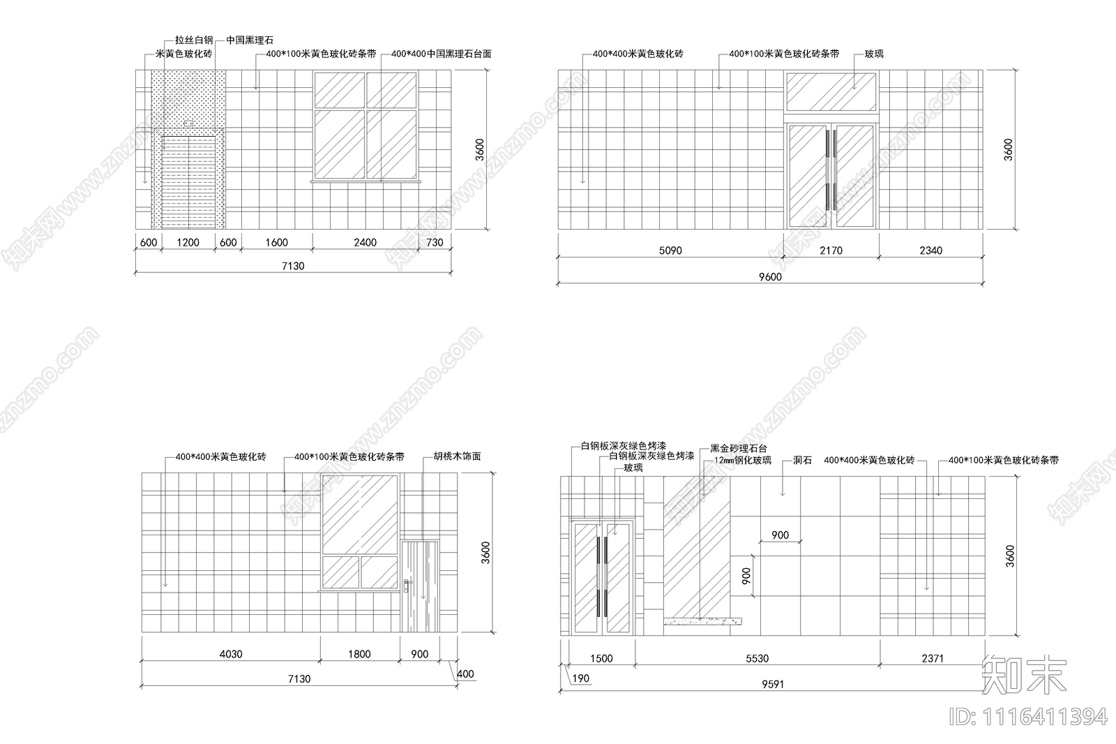 图书馆室内装修施工图cad施工图下载【ID:1116411394】