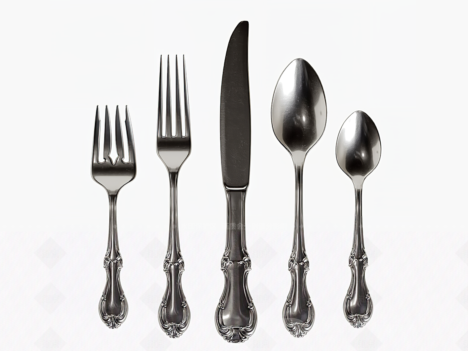 欧式餐具SU模型下载【ID:1116414014】