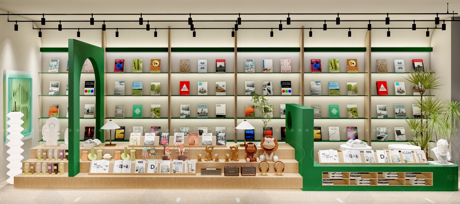 现代书店SU模型下载【ID:1116417368】