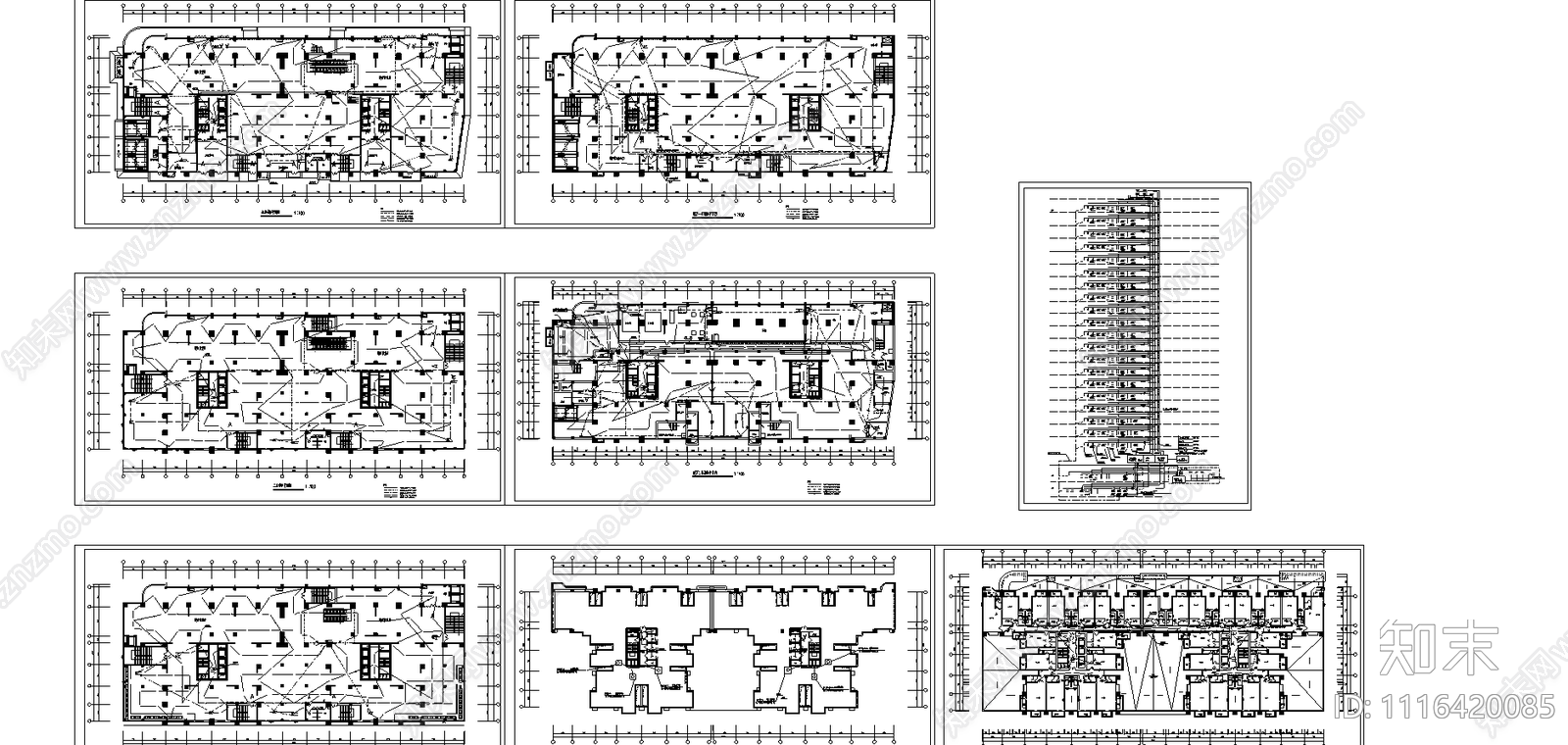 建筑消防平面图施工图施工图下载【ID:1116420085】