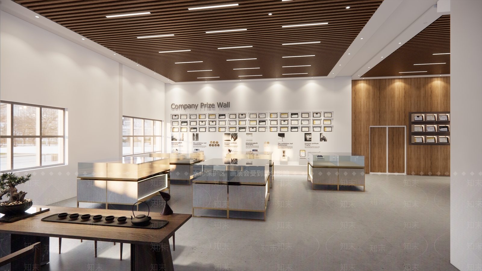 现代商业展厅SU模型下载【ID:1116466276】