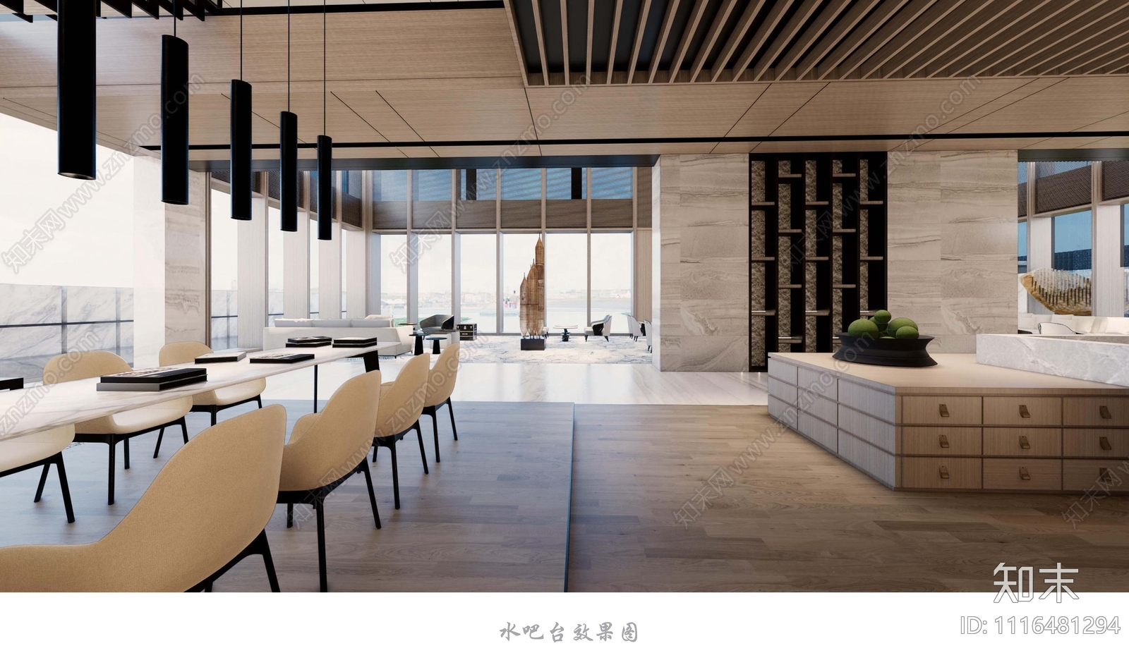 售楼部施工图效果图施工图cad施工图下载【ID:1116481294】