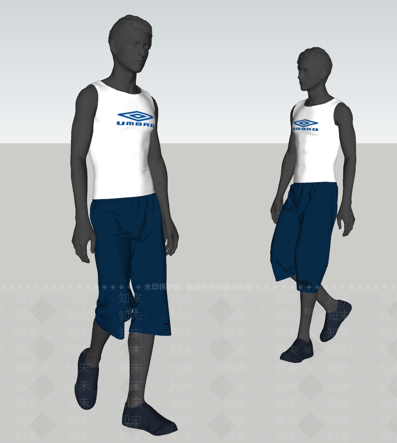 现代服装店模特SU模型下载【ID:1116485353】