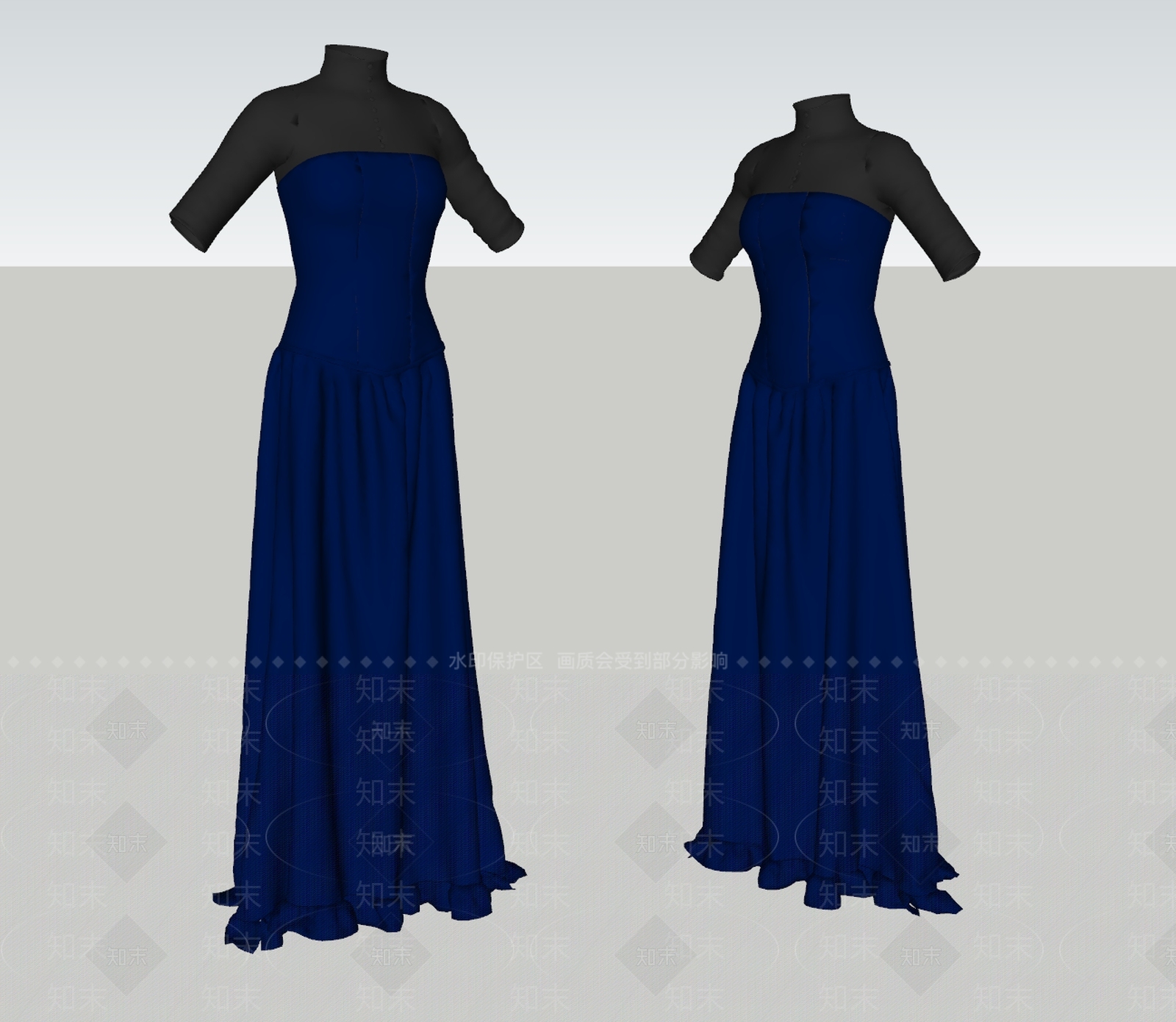 现代服装店模特SU模型下载【ID:1116485475】