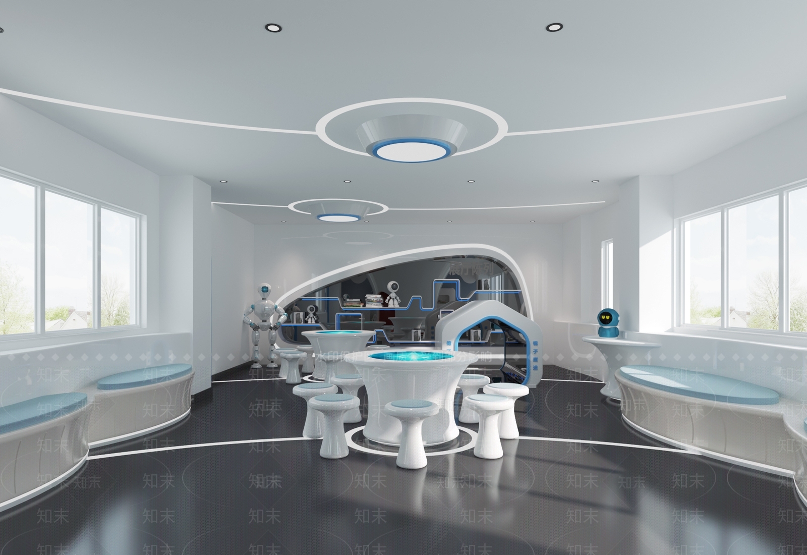 现代科技馆3D模型下载【ID:1116796015】