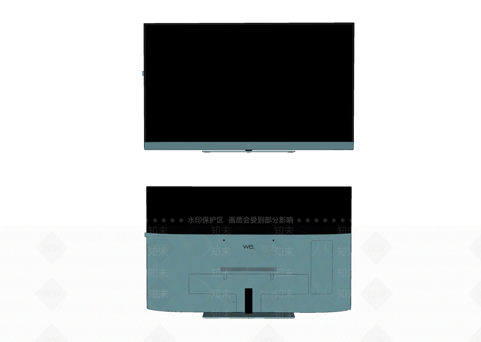 现代电视SU模型下载【ID:1116493391】