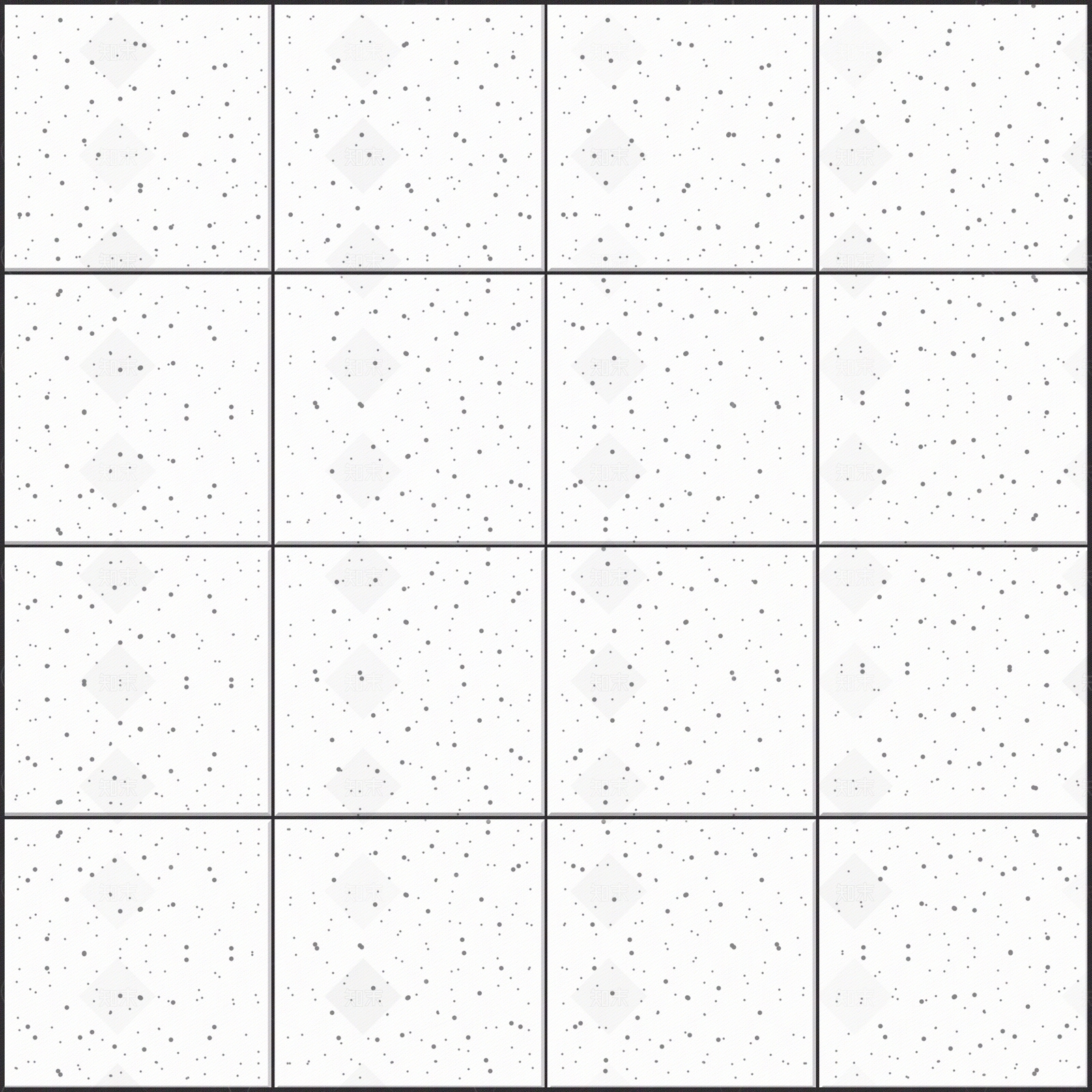 白色矿棉板吊顶扣板贴图下载【ID:1116541121】