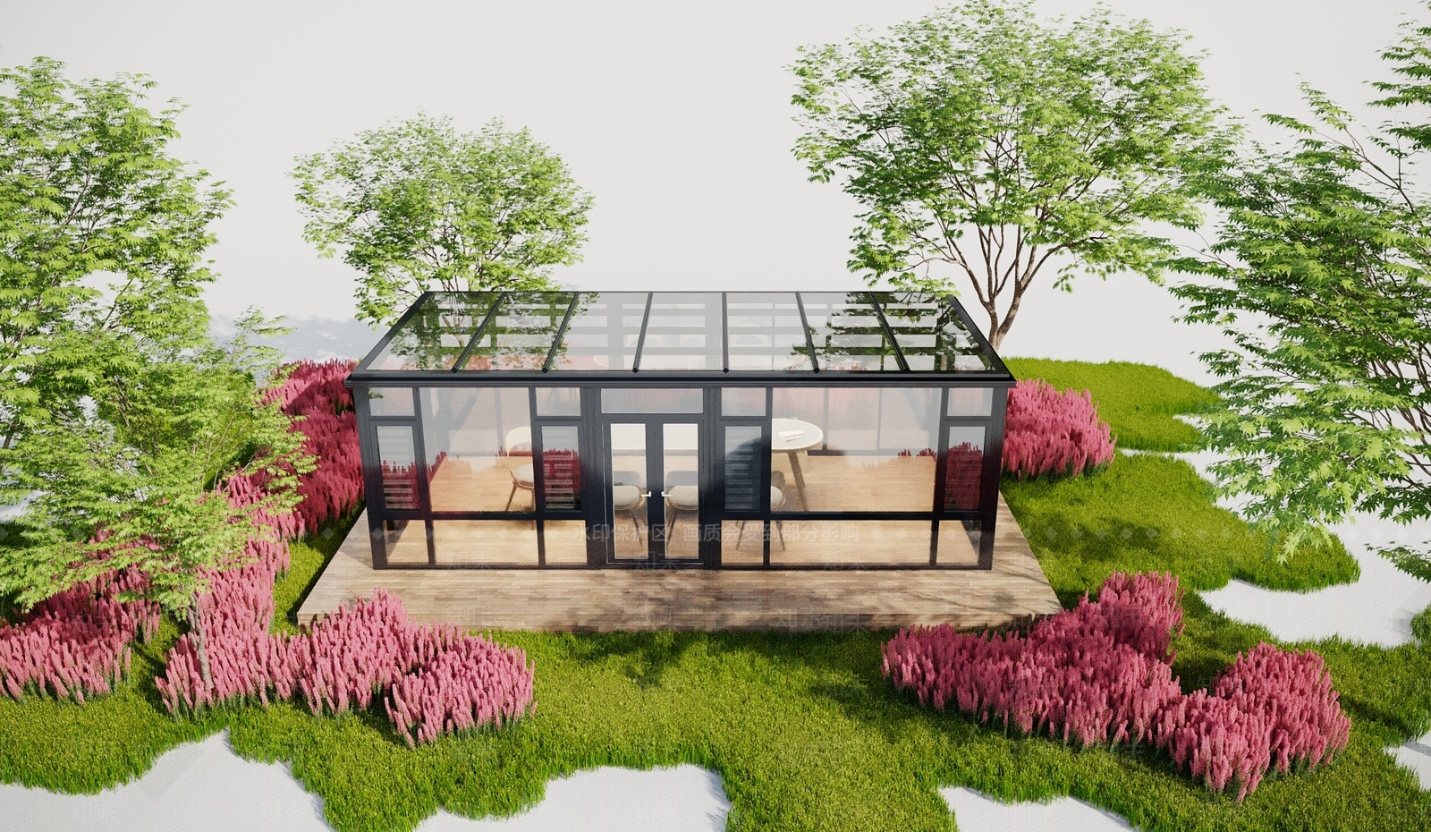 现代阳光房3D模型下载【ID:1116569899】
