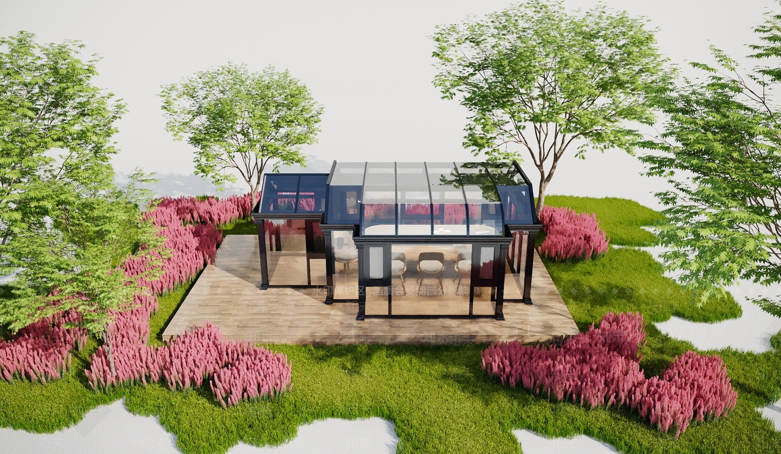 现代阳光房3D模型下载【ID:1116569975】