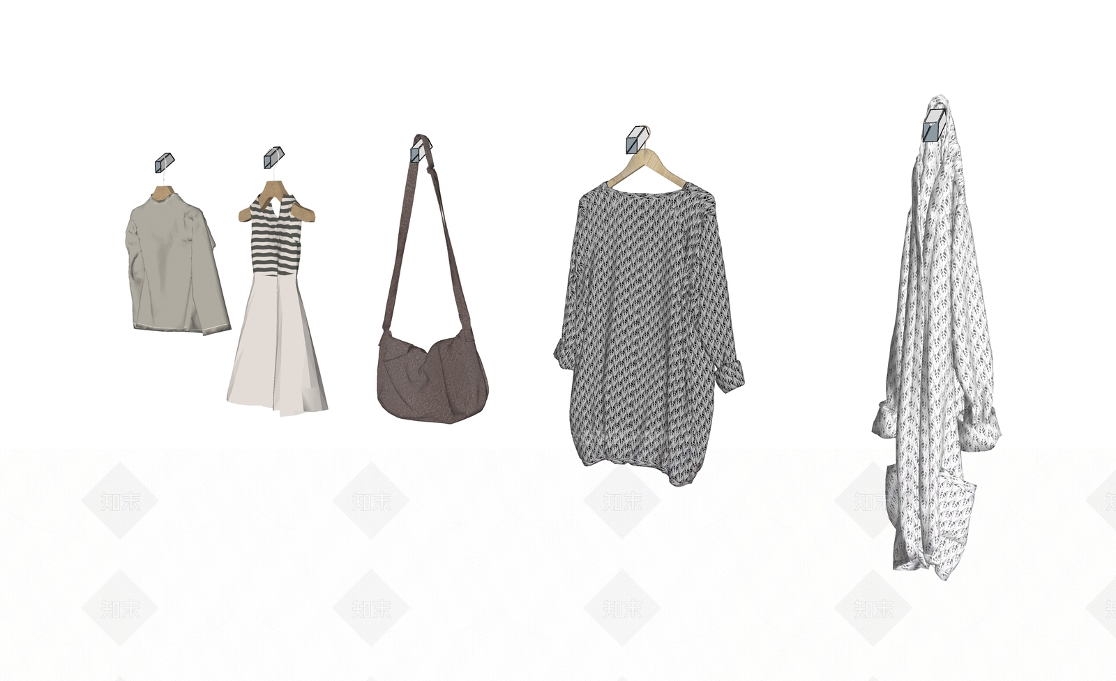 服装SU模型下载【ID:1116572005】