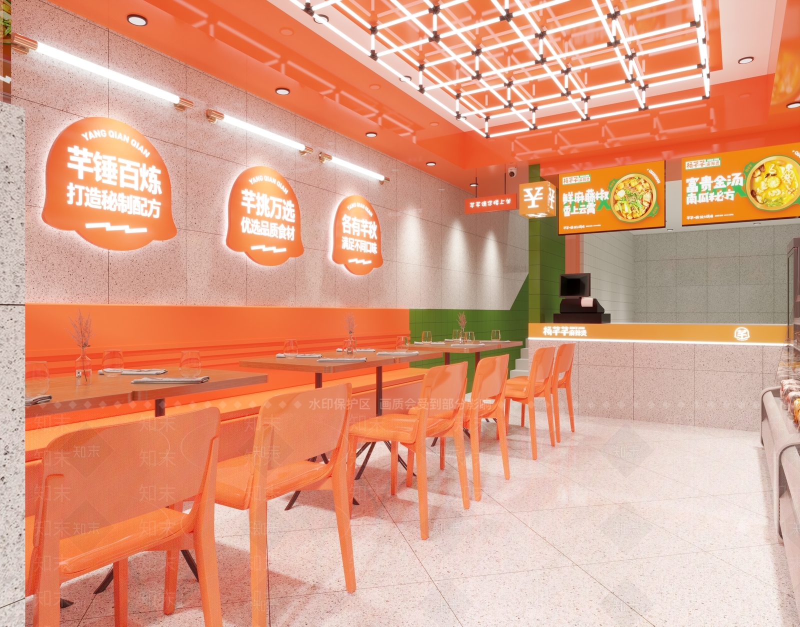 现代烧烤店3D模型下载【ID:1116580035】