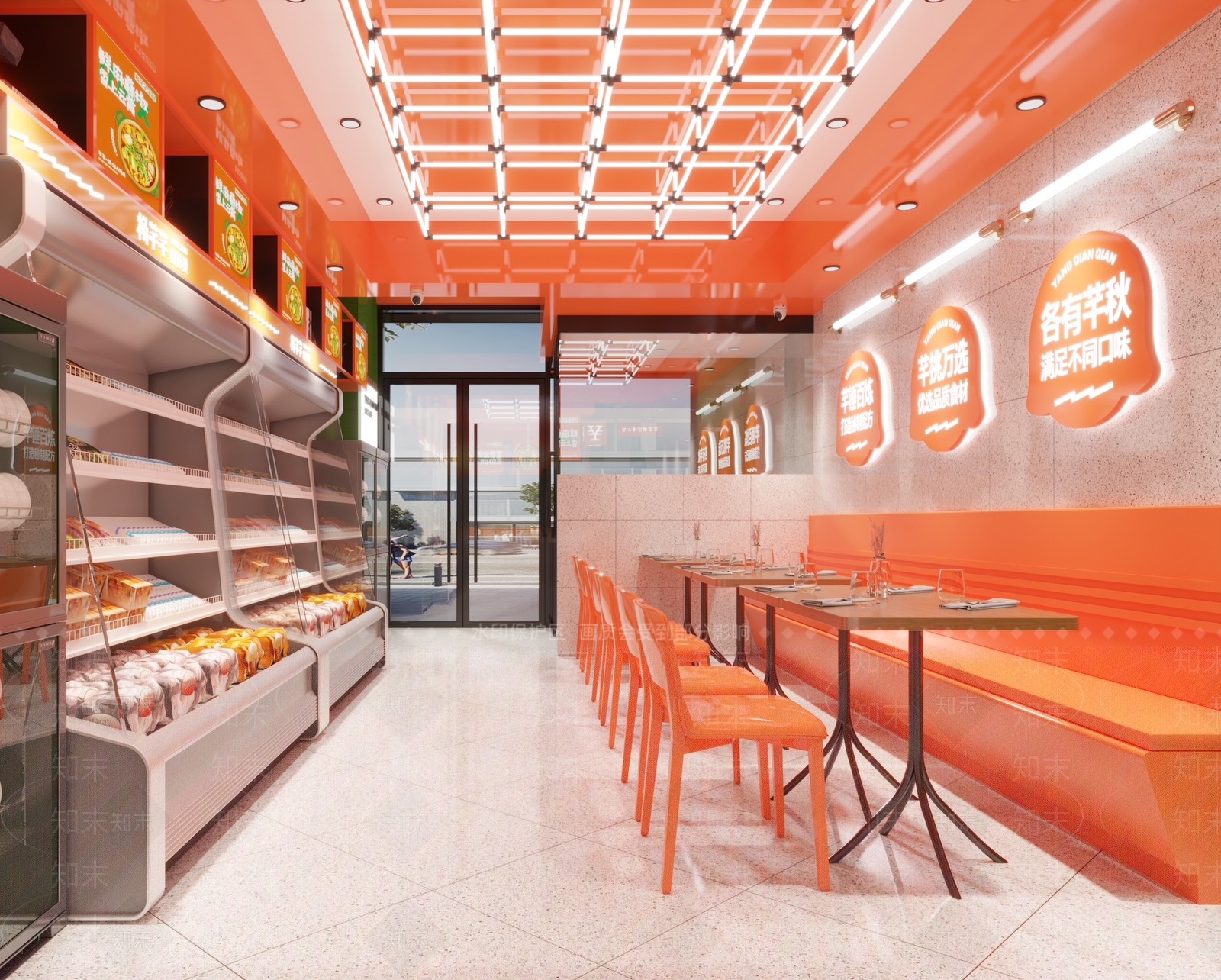 现代烧烤店3D模型下载【ID:1116580035】